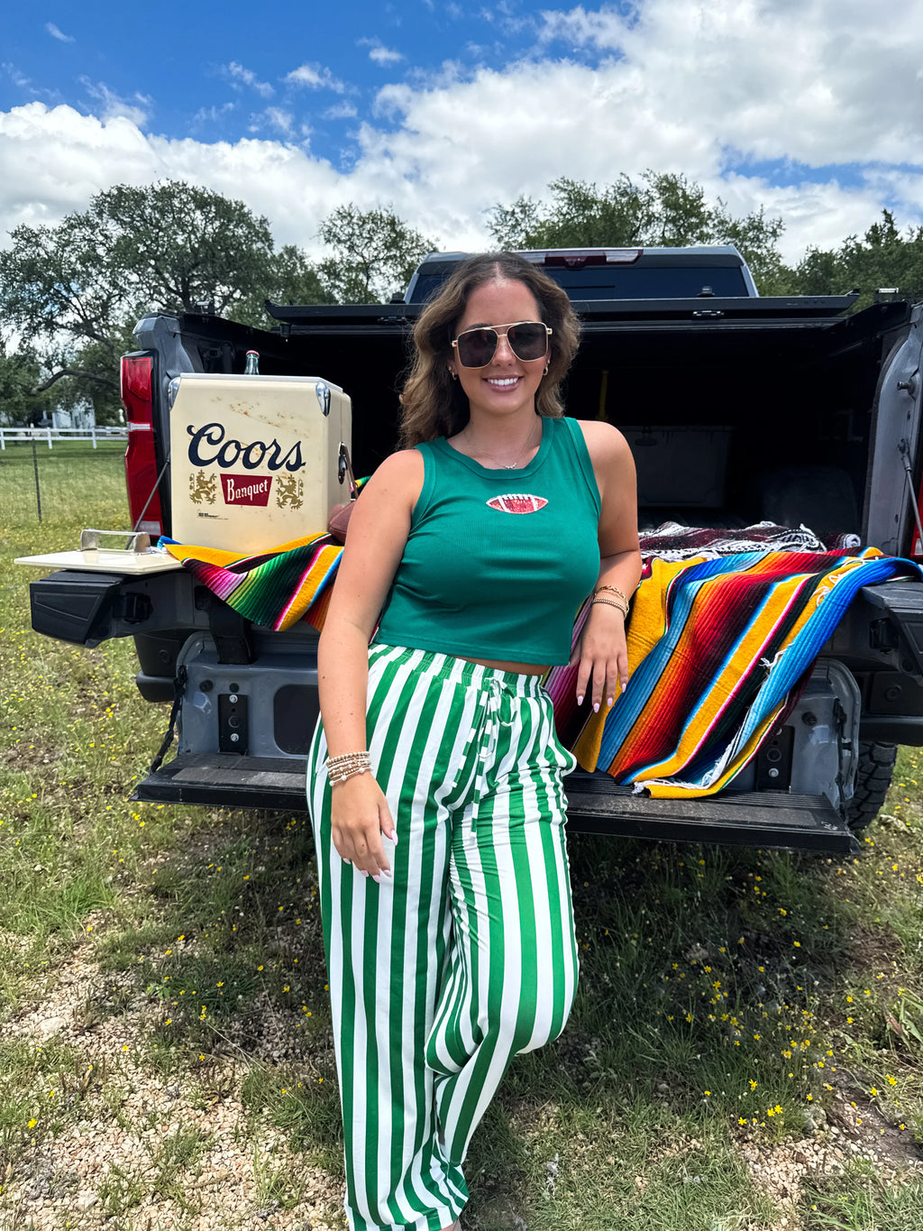PREORDER: Game Day Haddie Wide Leg Pants by Blakeley (ETA: August)