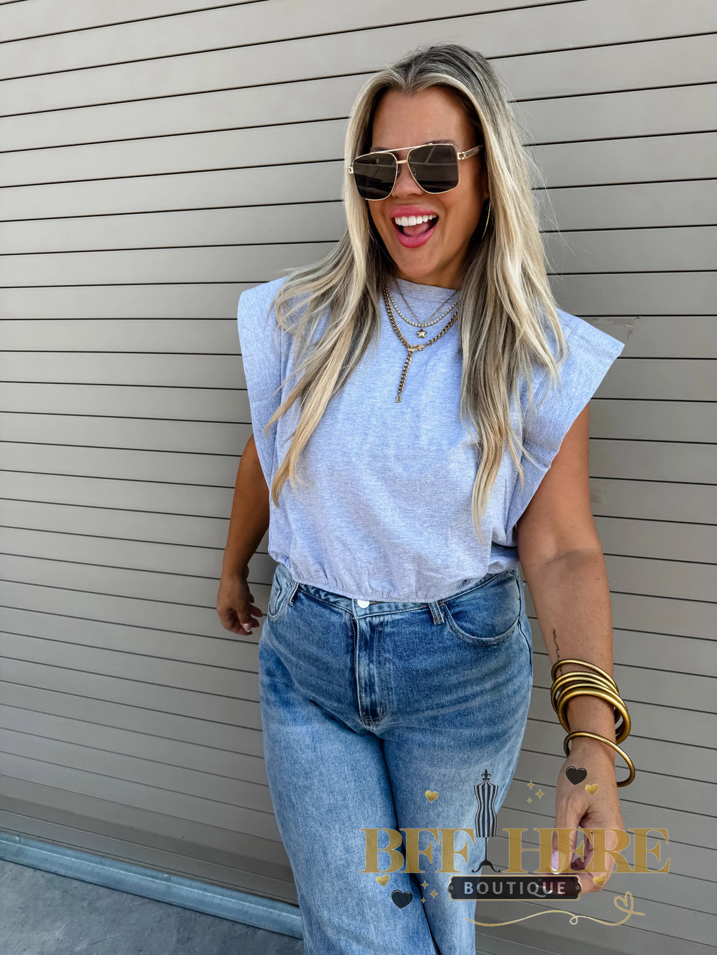 Stevie Cap Sleeve Top by Blakeley / Choice of Color - BFF Here