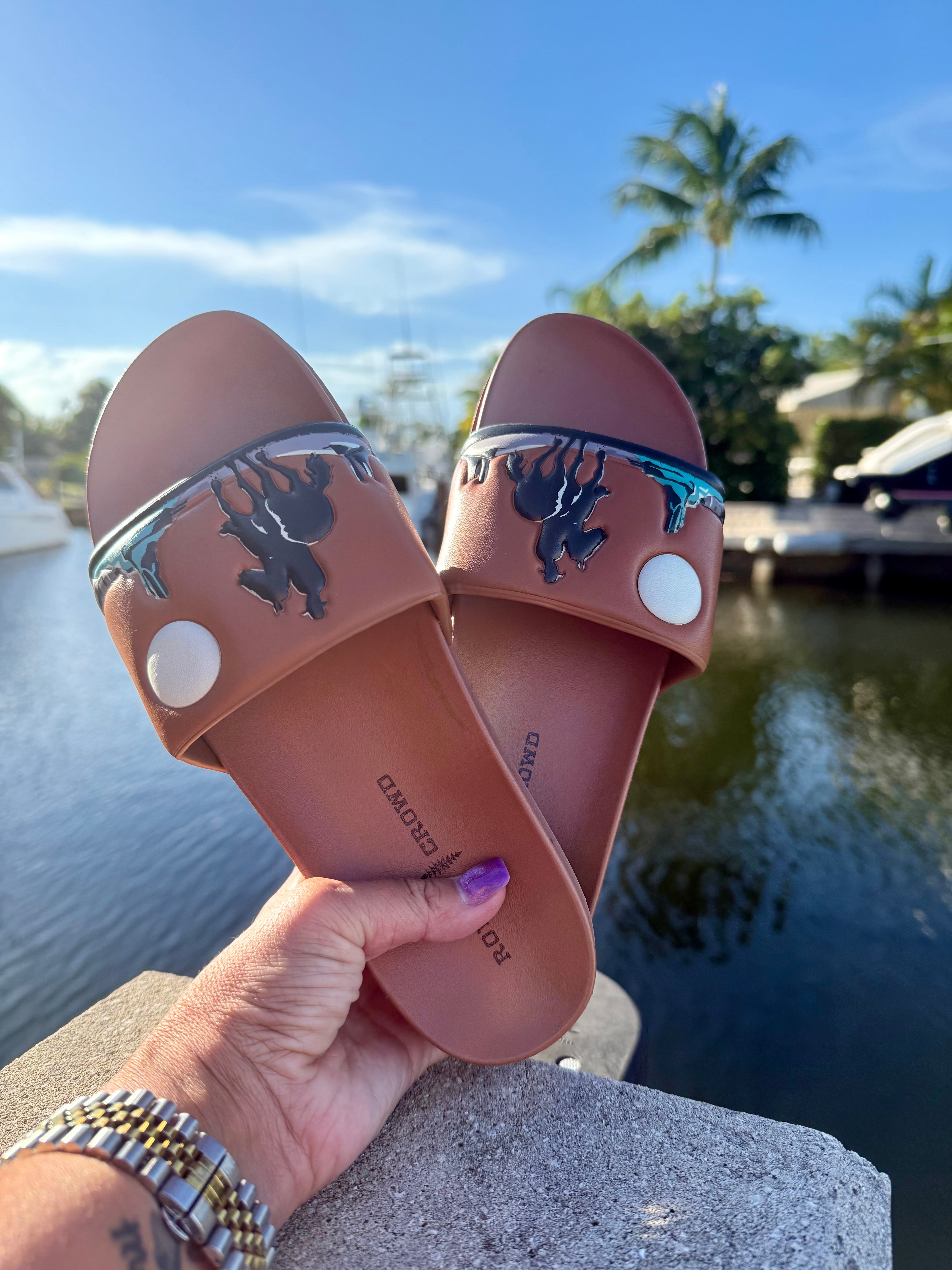 Sunset Rider Slides (Choice of Color) - BFF Here