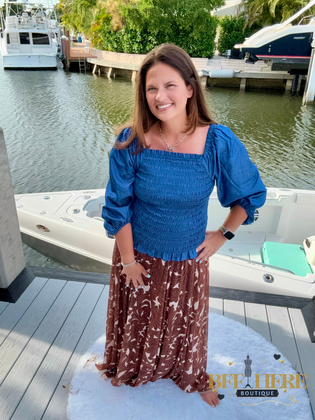 Tooled In Paradise Skirt by Sterling Kreek - BFF Here