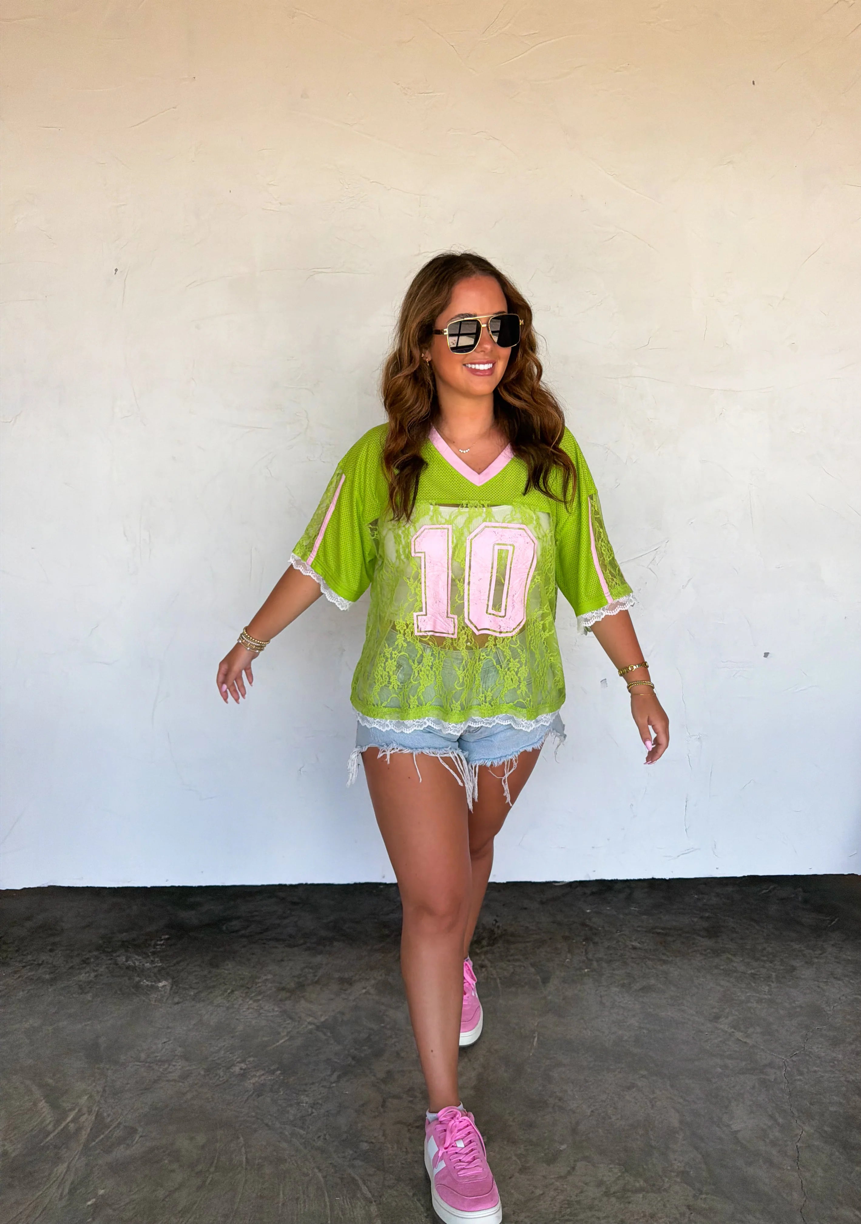 PREORDER: Bleacher Babe Lace Jersey by Blakeley (ETA: July)