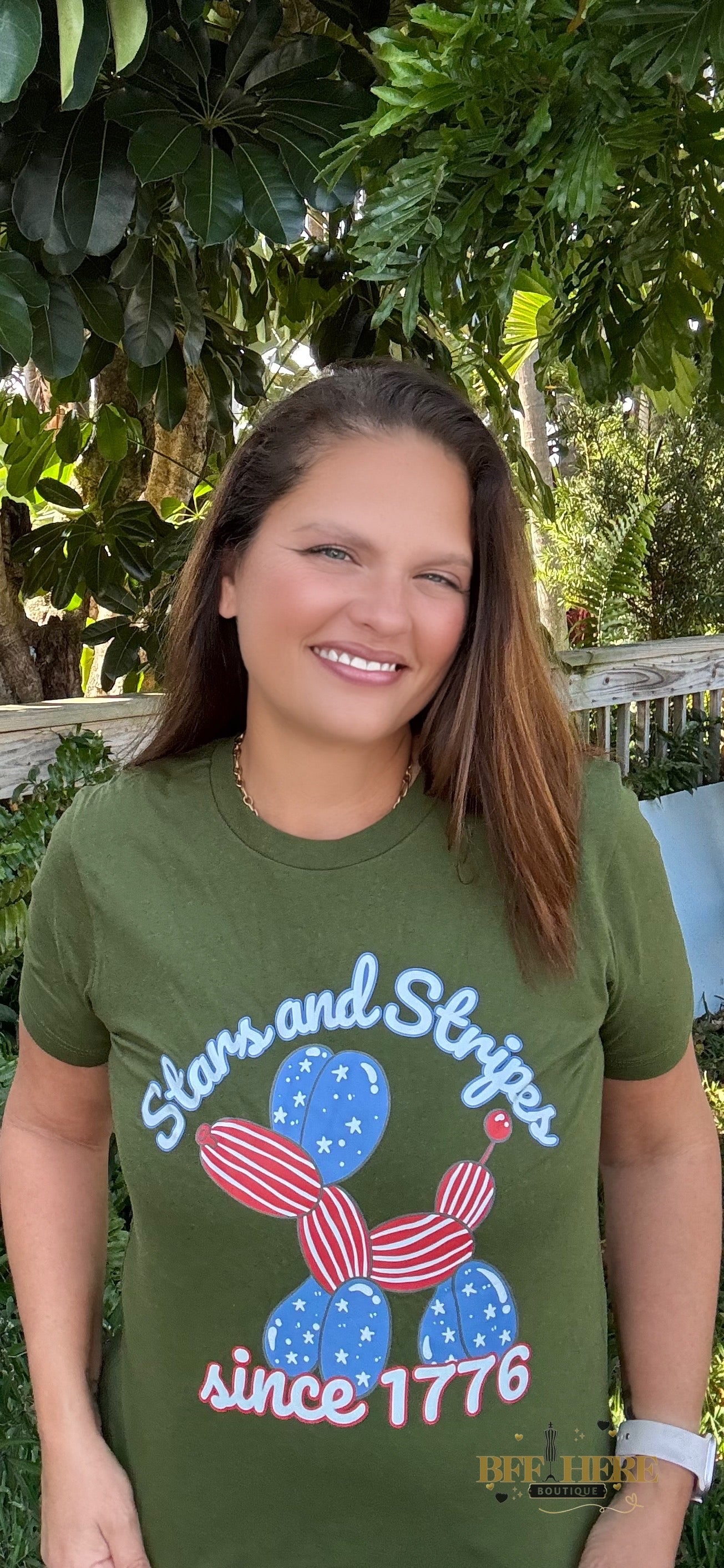 All-American Balloon Dog Tee - BFF Here