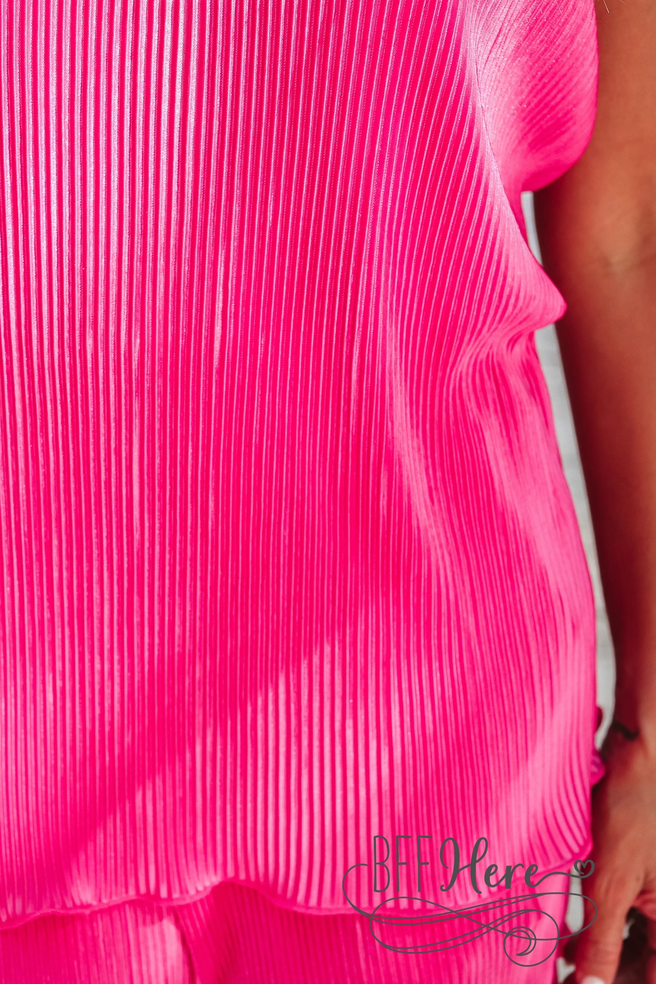 Hard To Resist Pleated Set by Jess Lea / Choice of Color - BFF Here