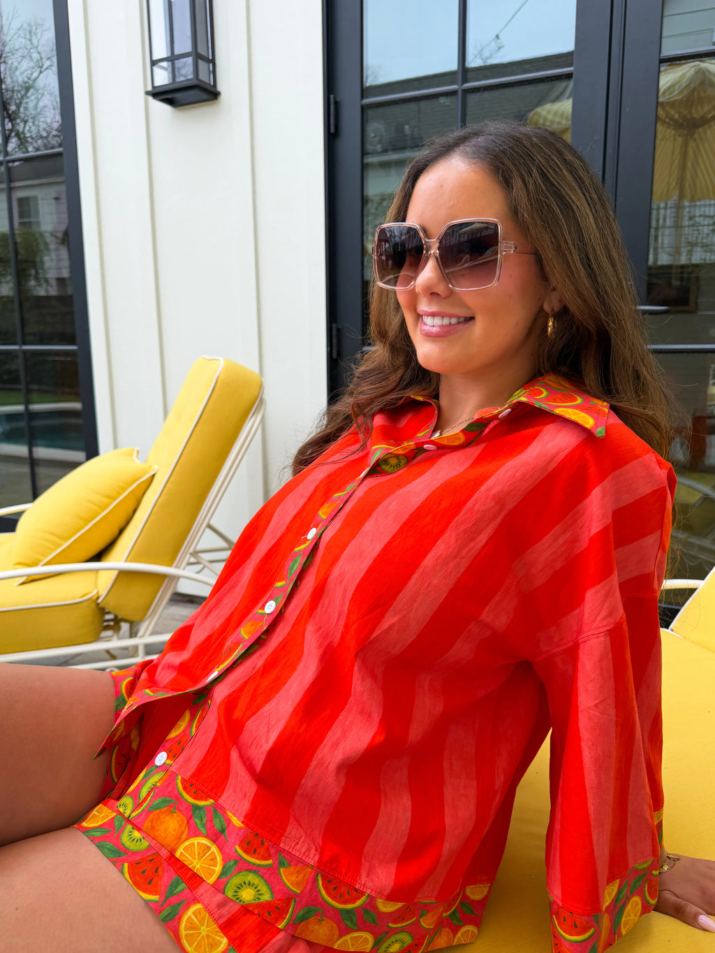 PREORDER: Fruit Salad Button Down Top by Blakeley (ETA: April)