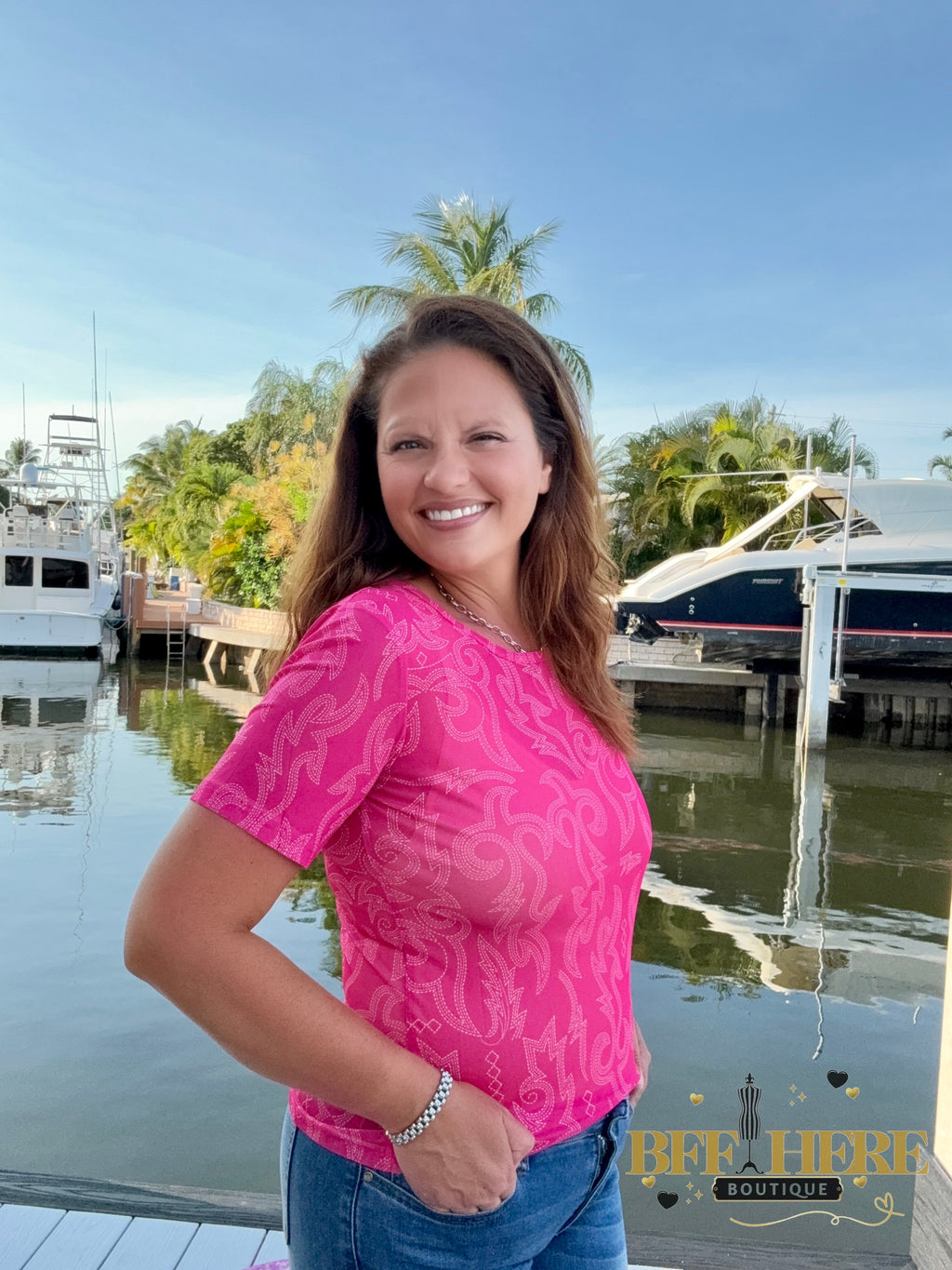 Let’s Go Girls Mesh Top by Sterling Kreek - BFF Here