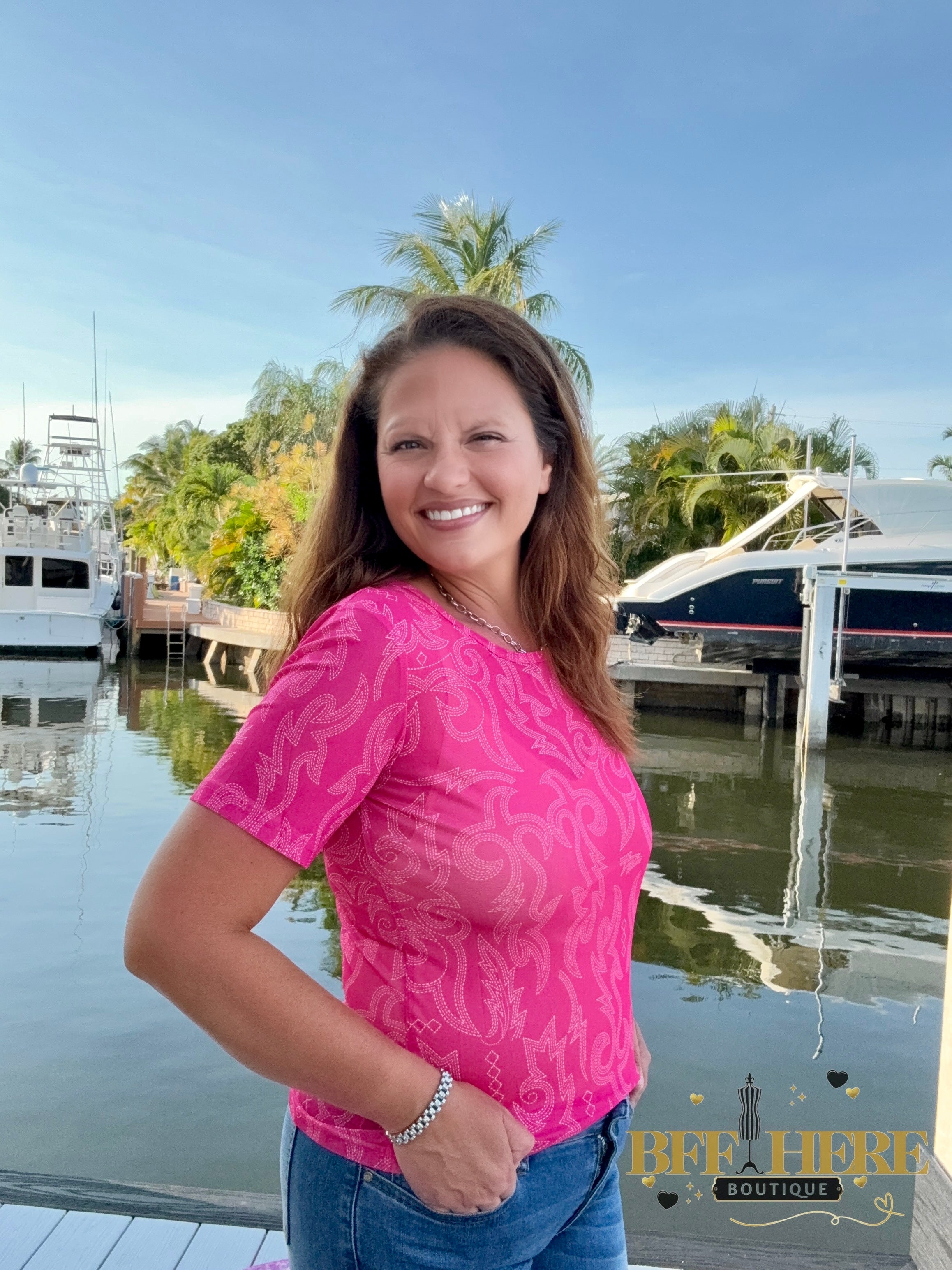 Let’s Go Girls Mesh Top by Sterling Kreek - BFF Here