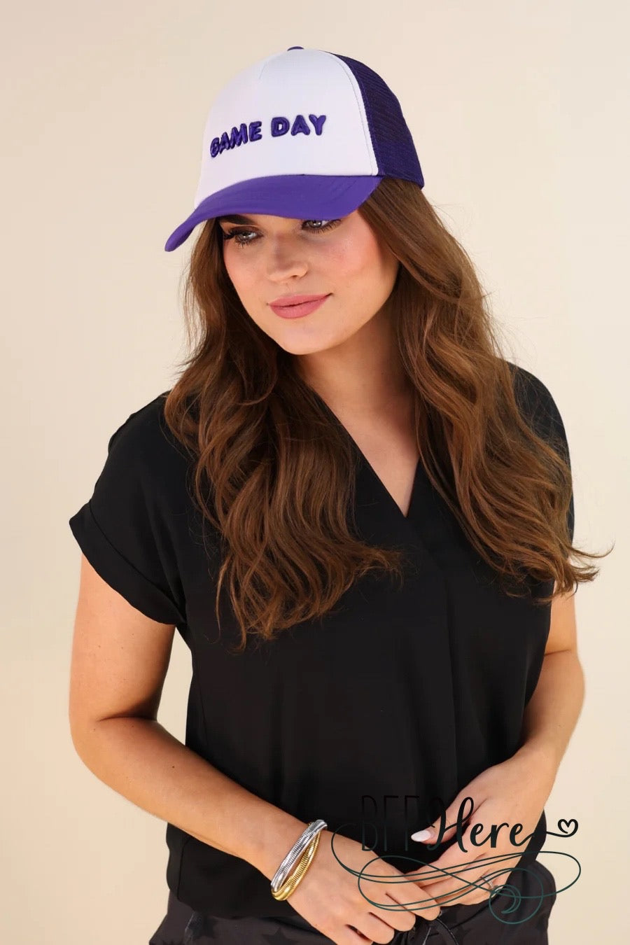 Game Day Trucker Hat by Jess Lea / Choice of Color - BFF Here