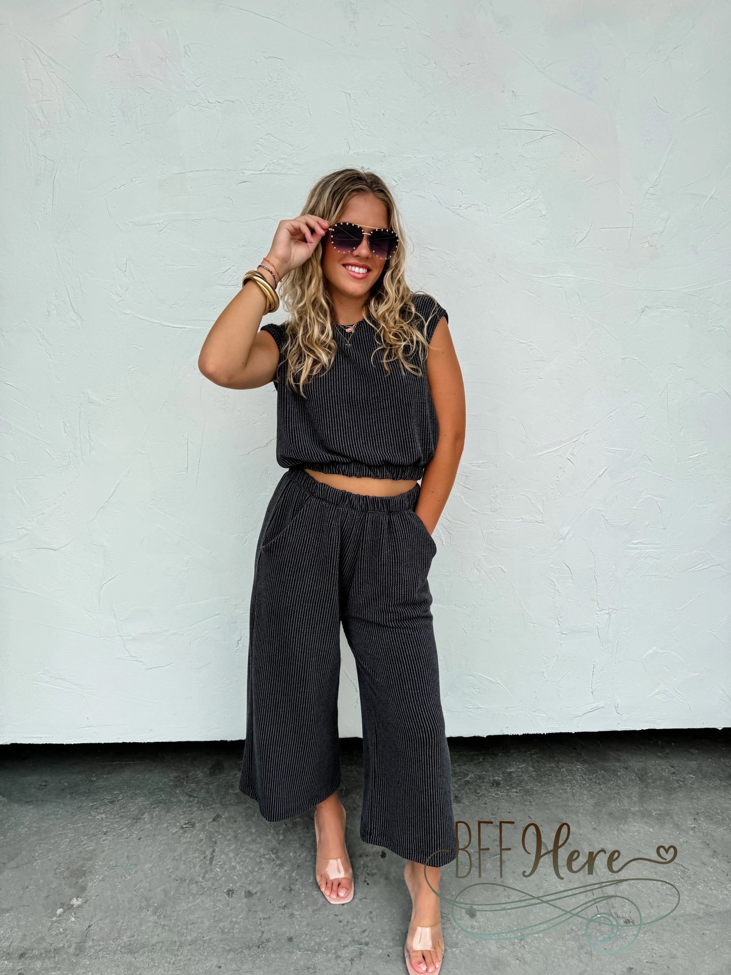 PREORDER: Maddie Crop Pant Set by Blakeley / Choice of Color (Ships Beginning of August) - BFF Here