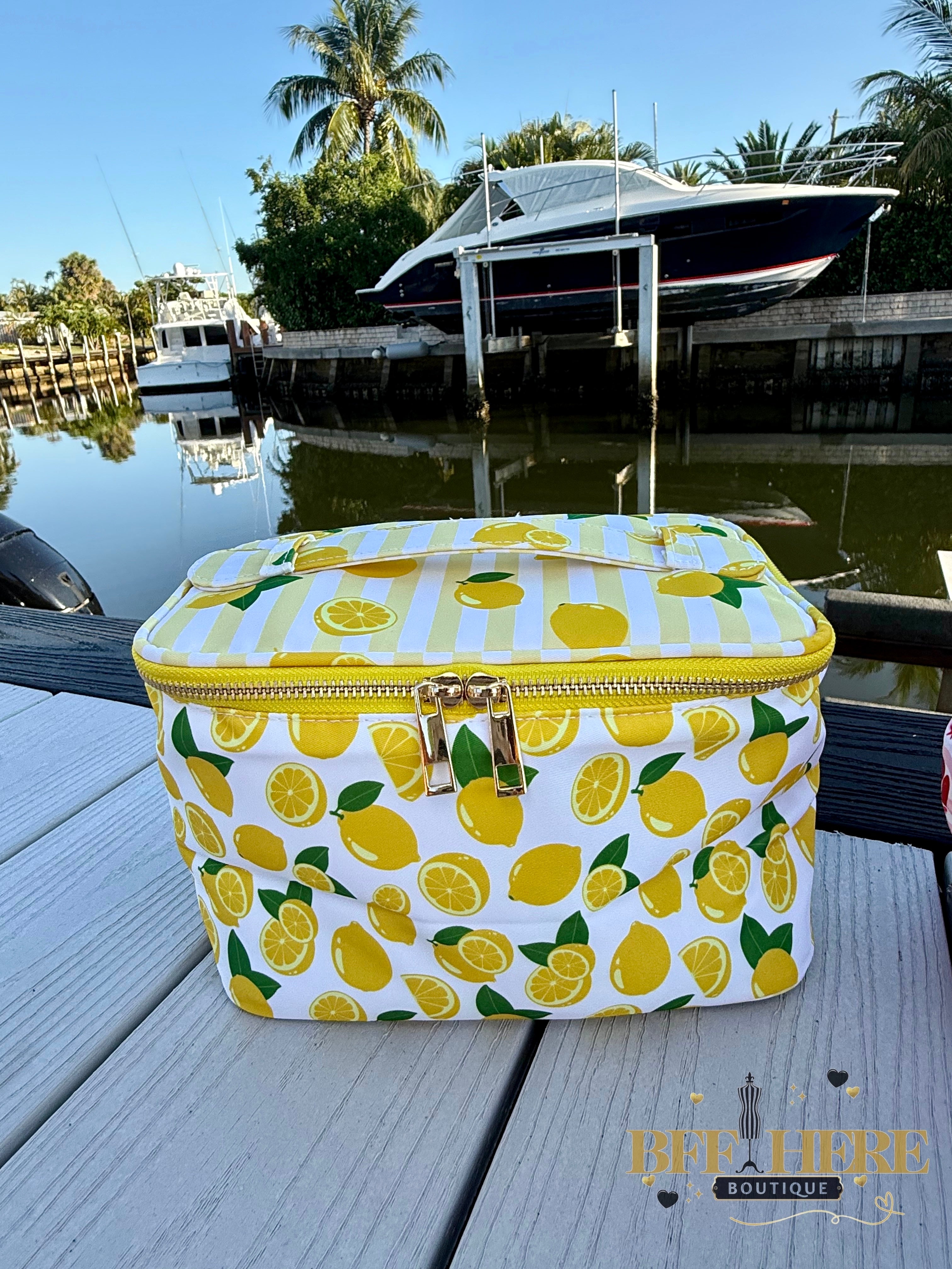Lemon Drop Travel Bag by Jess Lea - BFF Here