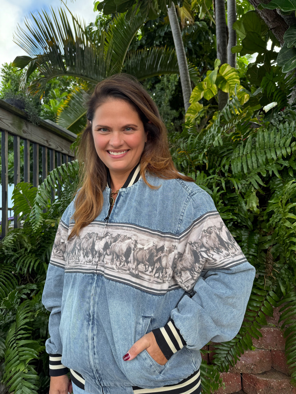 Bermuda Rush Bomber Jacket by Sterling Kreek - BFF Here
