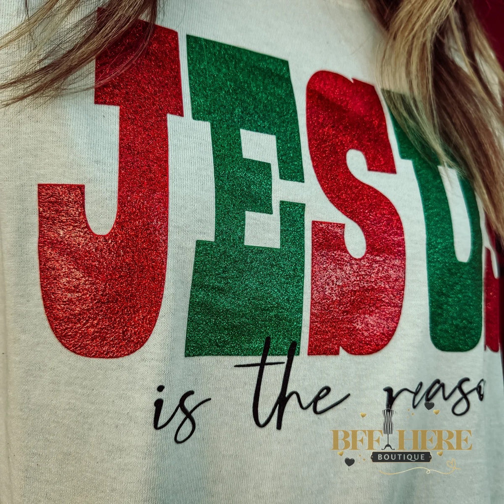 Jesus is the Reason Long Sleeve Tee - BFF Here