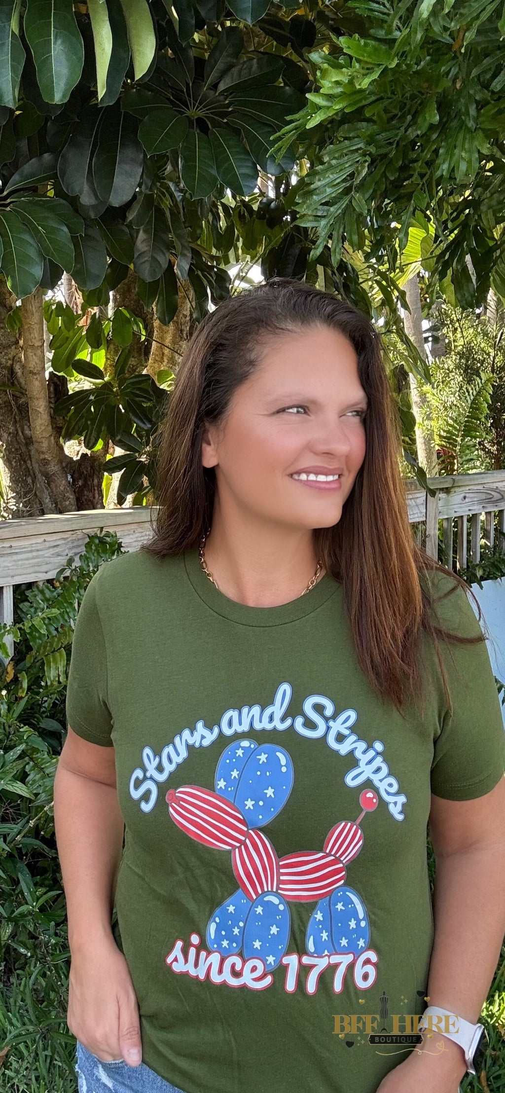 All-American Balloon Dog Tee - BFF Here