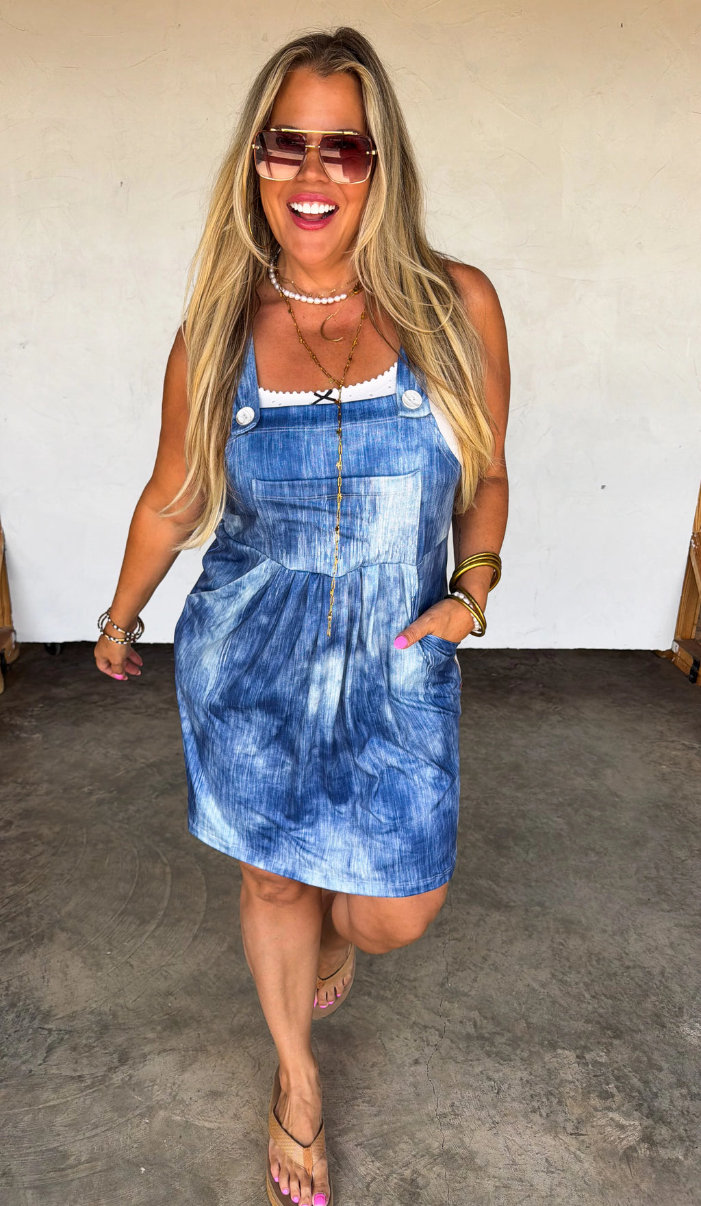 PREORDER: Mock Denim Overall Skirt by Blakeley (ETA: Late July / Early July) - BFF Here