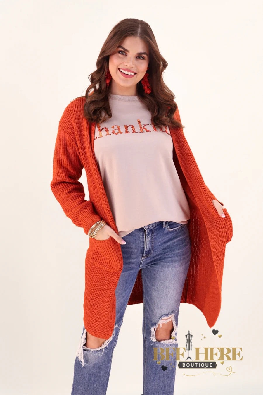 Crisp Fall Knit Cardigan by Jess Lea - BFF Here