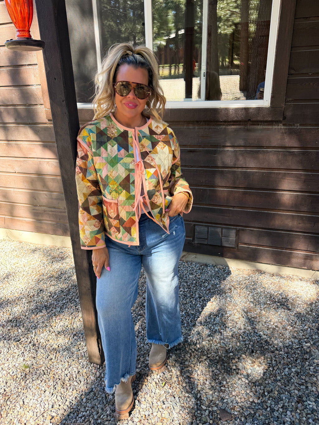 PREORDER: Patchwork Quilted Jacket by Blakeley (ETA: December)