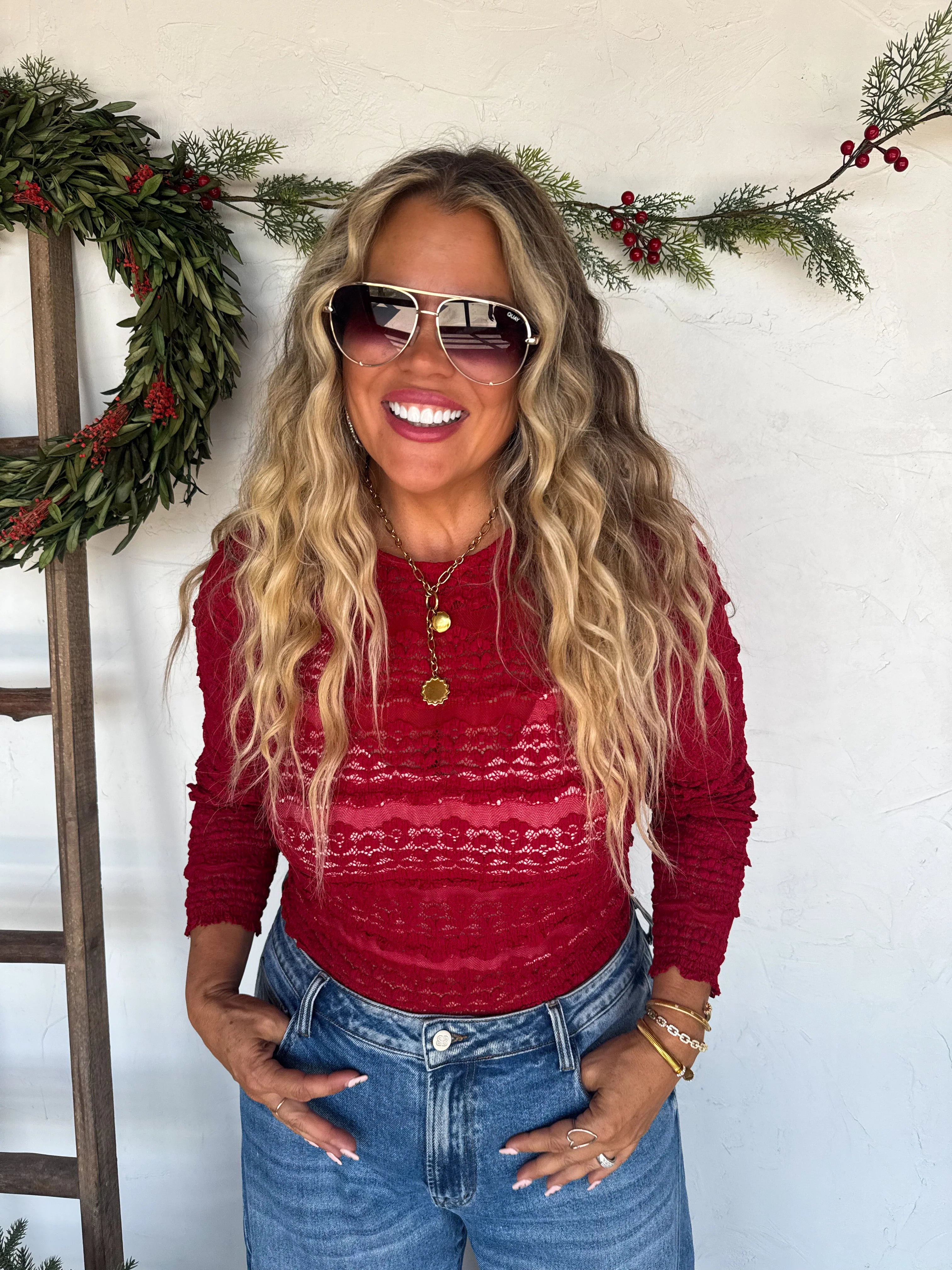 PREORDER: Rosalie Lace Top by Blakeley (ETA: Late December) - BFF Here