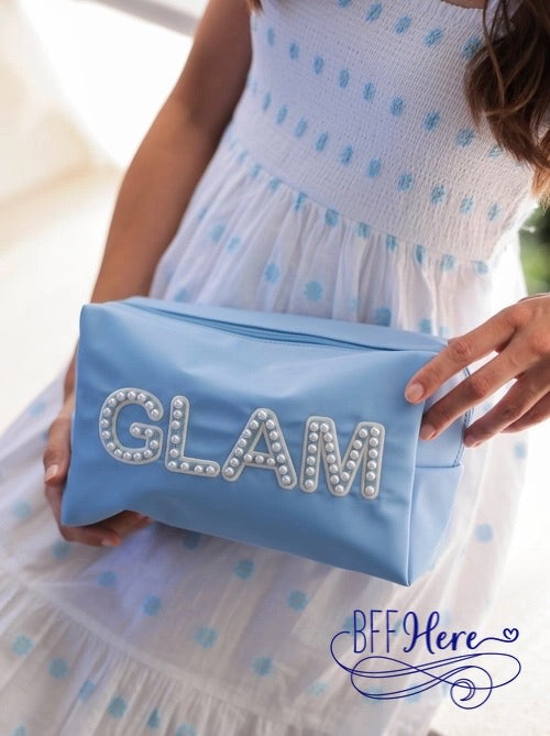 Shine On-the-Go: The Glam Zip Pouch - BFF Here