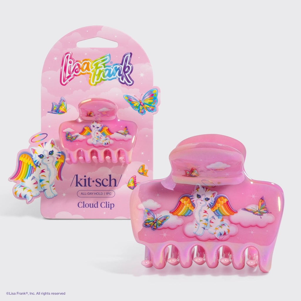 Lisa Frank X Kitsch Cloud Clip in Angel Kitty™