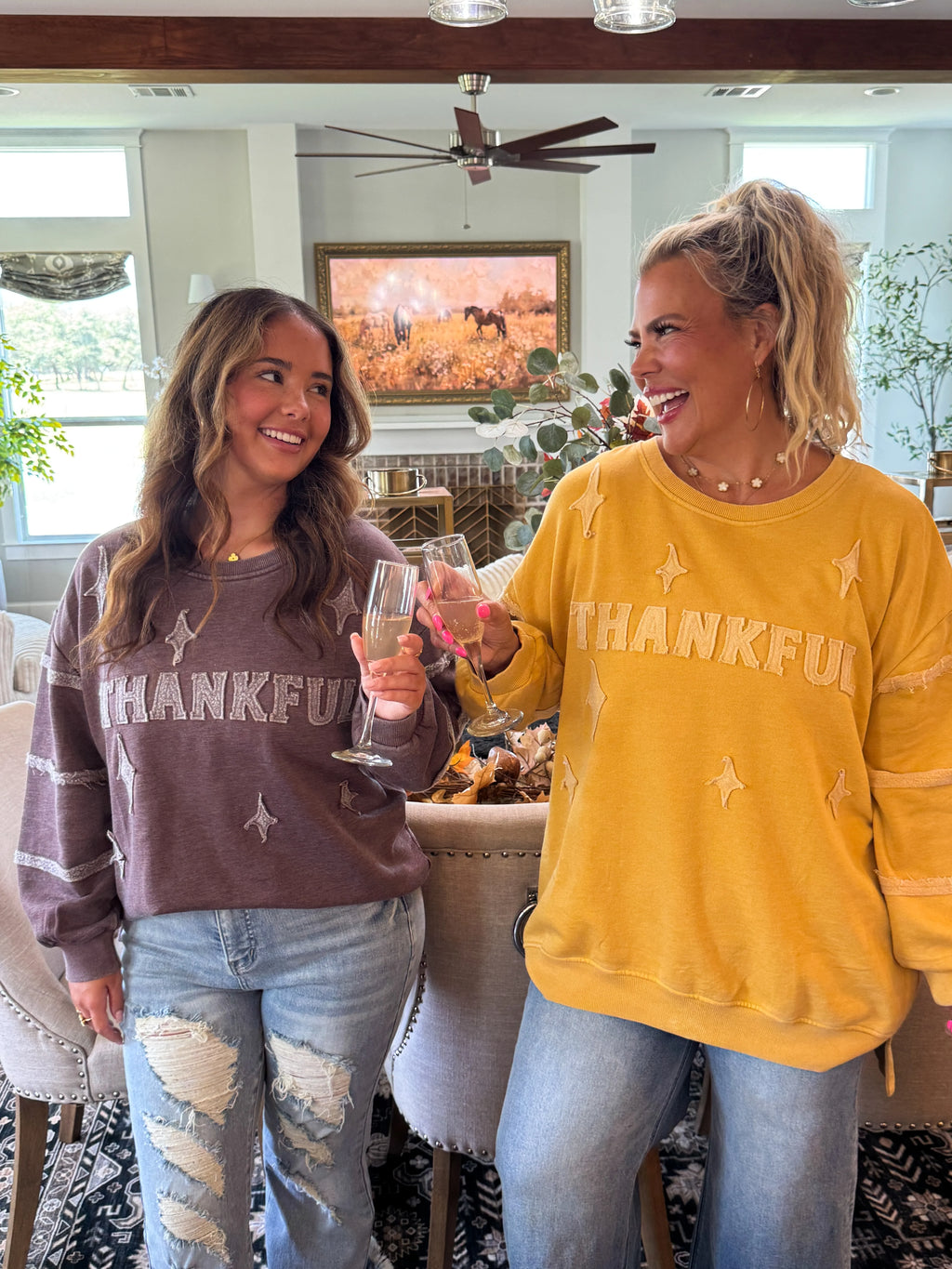 PREORDER: Thankful Classic Crew Pullover  by Blakeley (ETA: October)