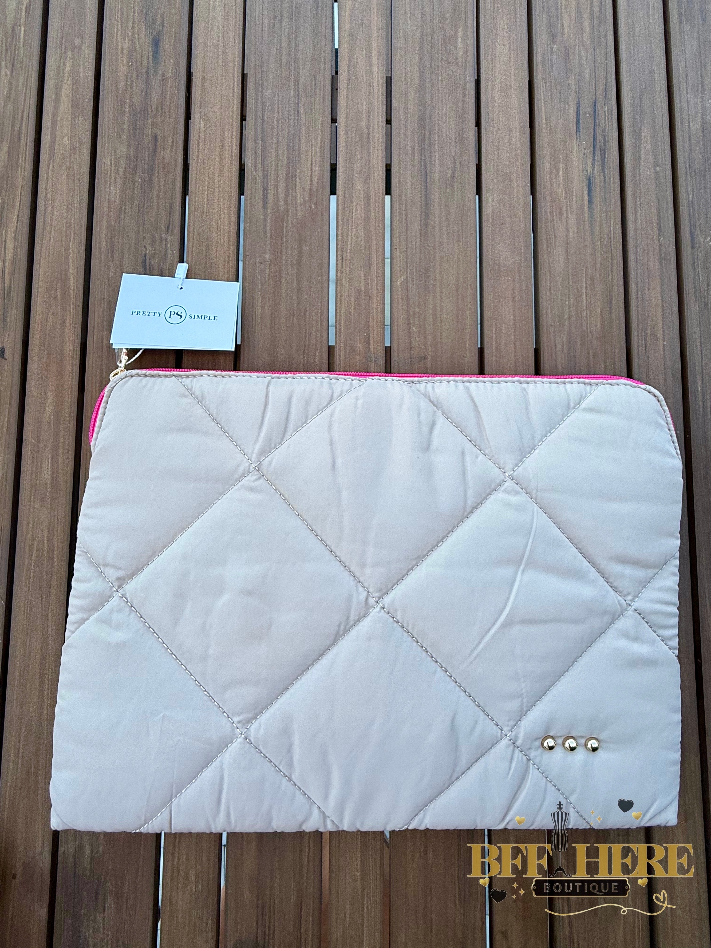 Palmer Puffer Laptop Sleeve by Pretty Simple (Choice of Color) - BFF Here