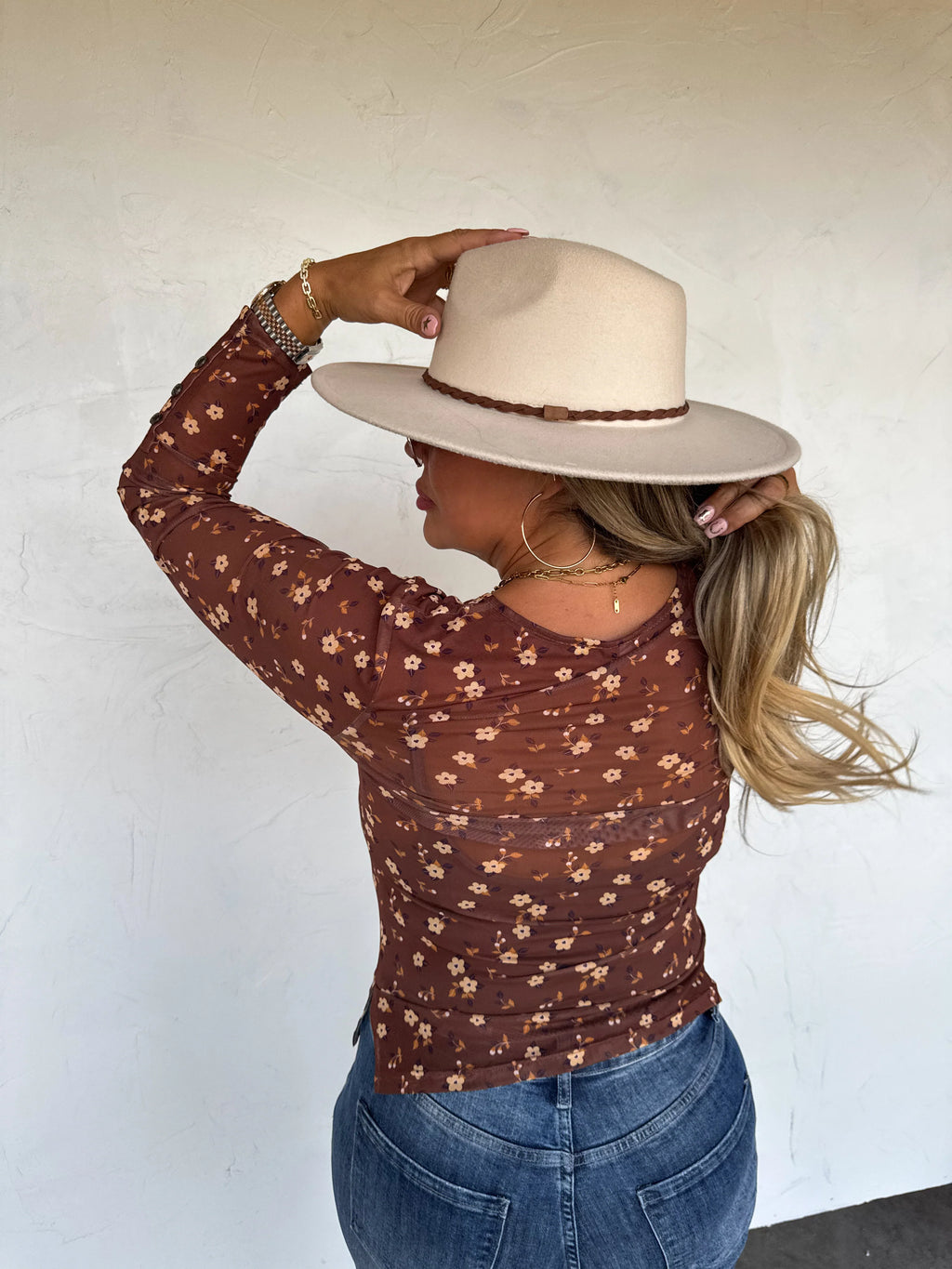 PREORDER: Annie V-Neck Mesh Top by Blakeley (ETA: Late November) - BFF Here