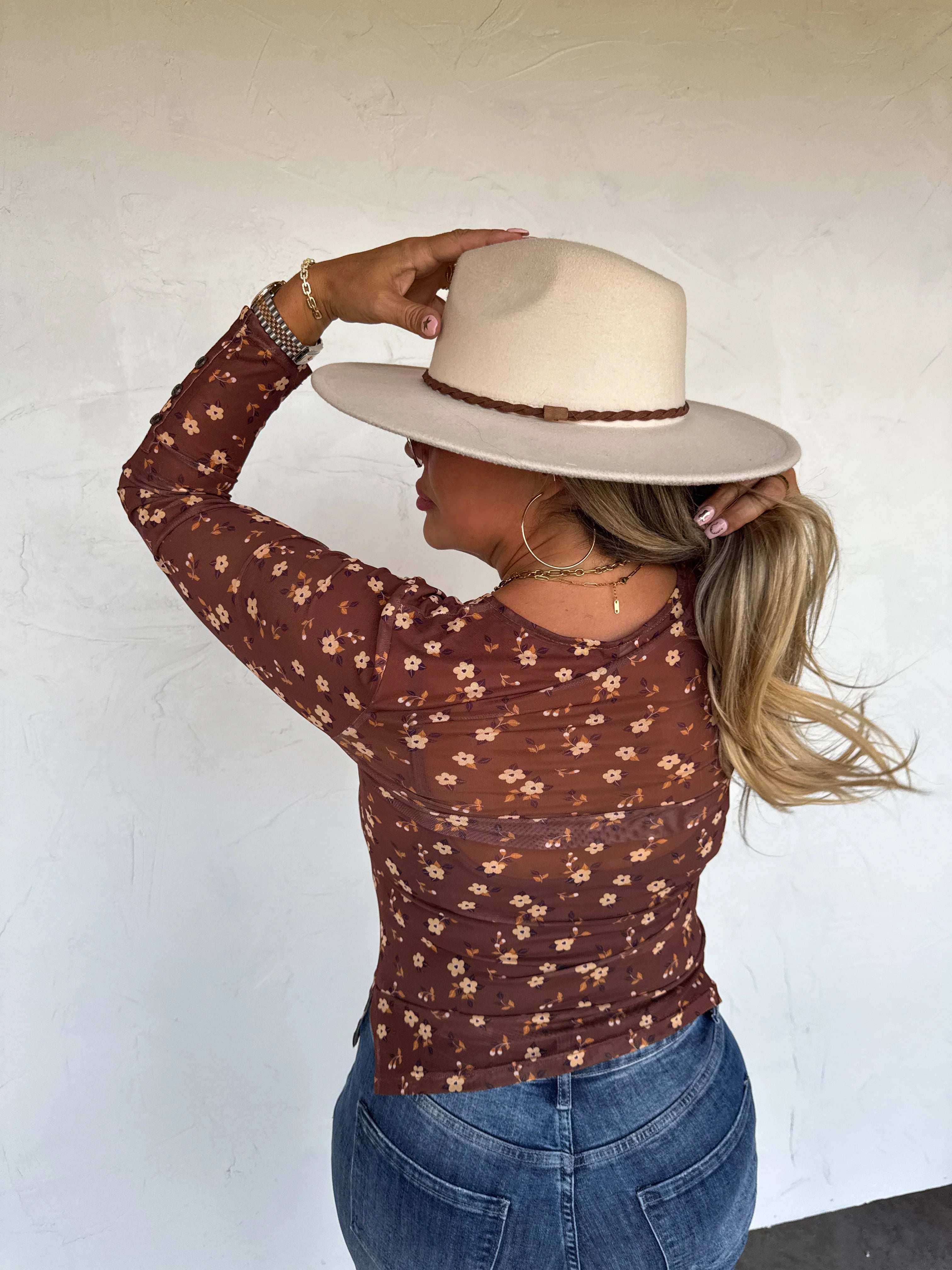 PREORDER: Annie V-Neck Mesh Top by Blakeley (ETA: Late November) - BFF Here