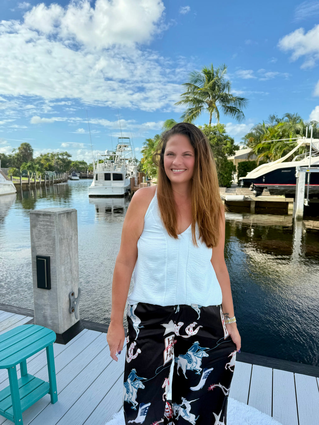 Howdy Cowboy Wide Leg Pants by Jade by Jane - BFF Here