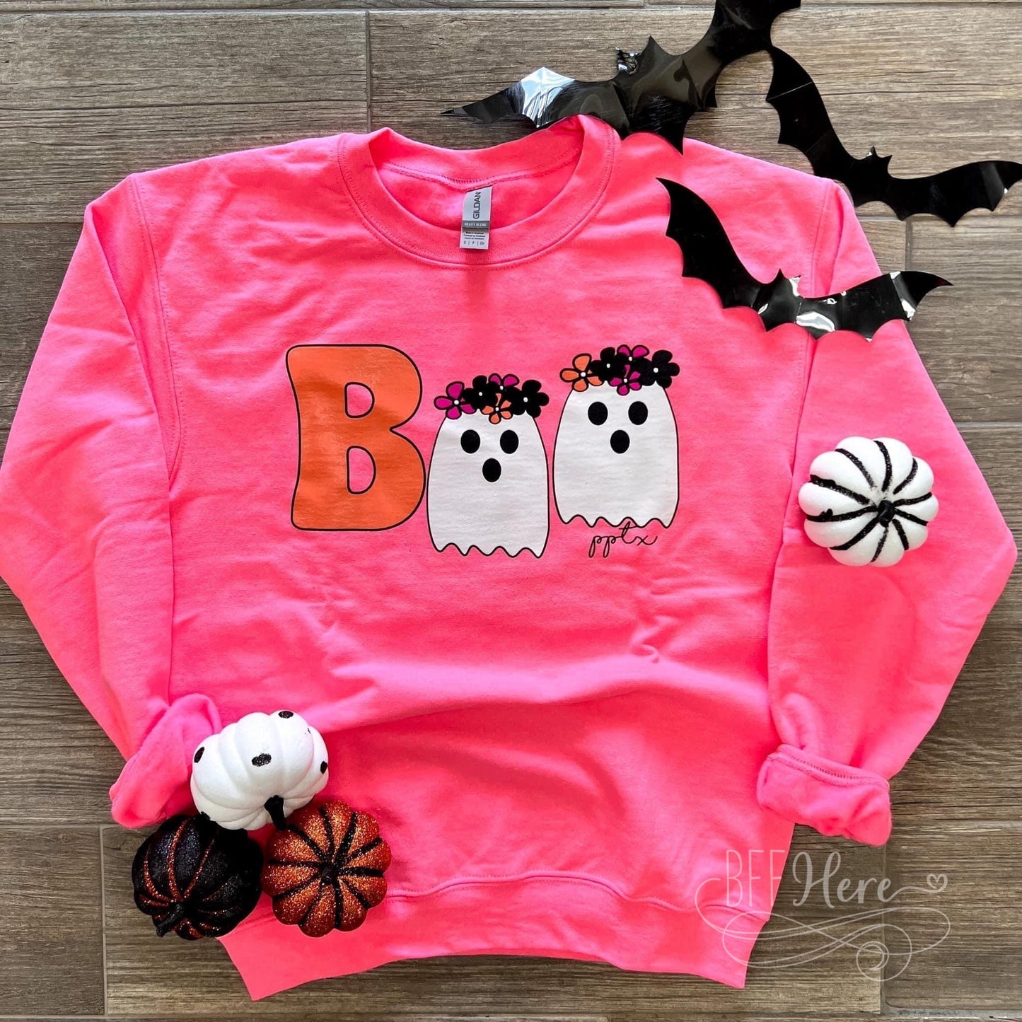 Boo Hippie Pumpkin Sweatshirt - BFF Here