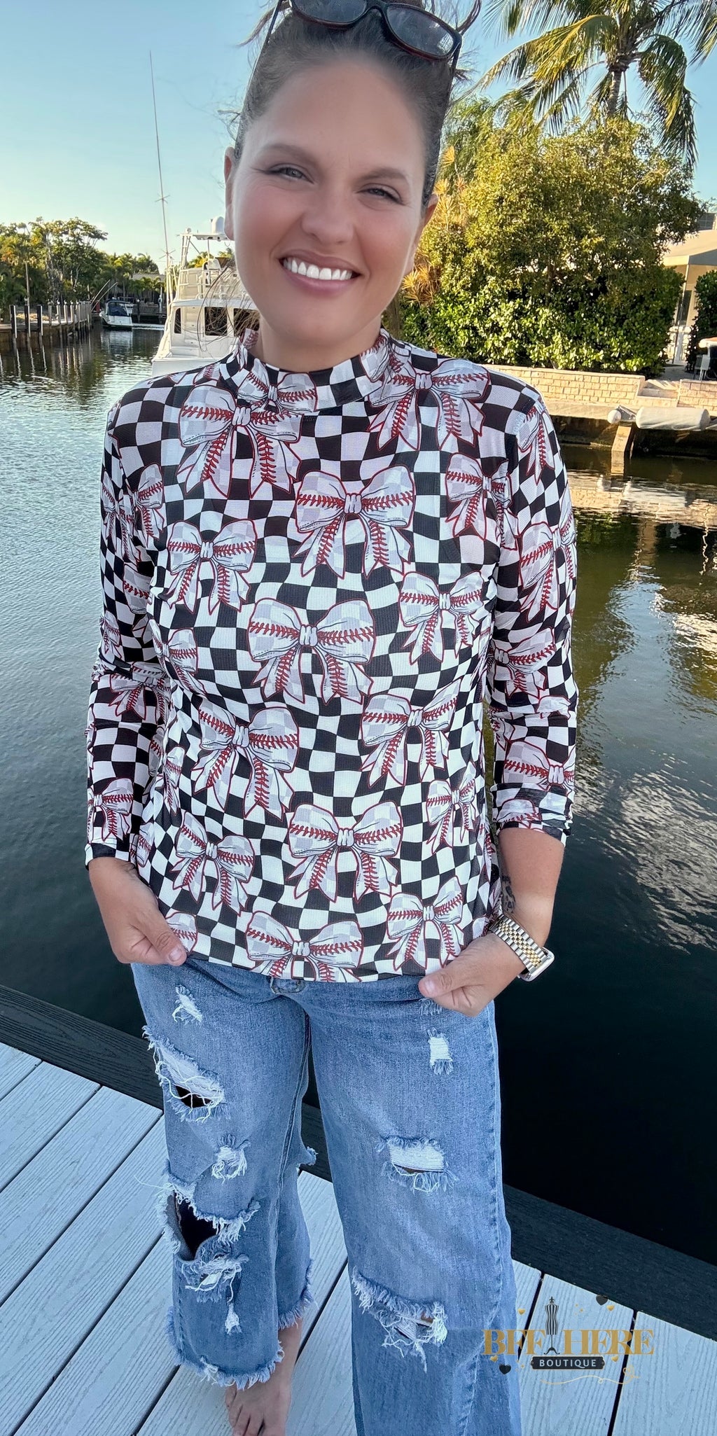 Dirt and Diamonds Mesh Top by Sterling Kreek - BFF Here
