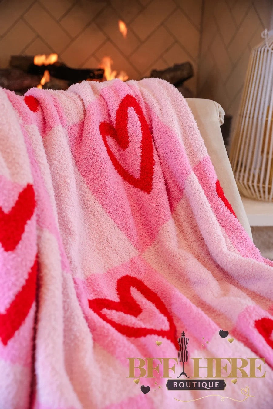 I Heart You Blanket by Jess Lea - BFF Here