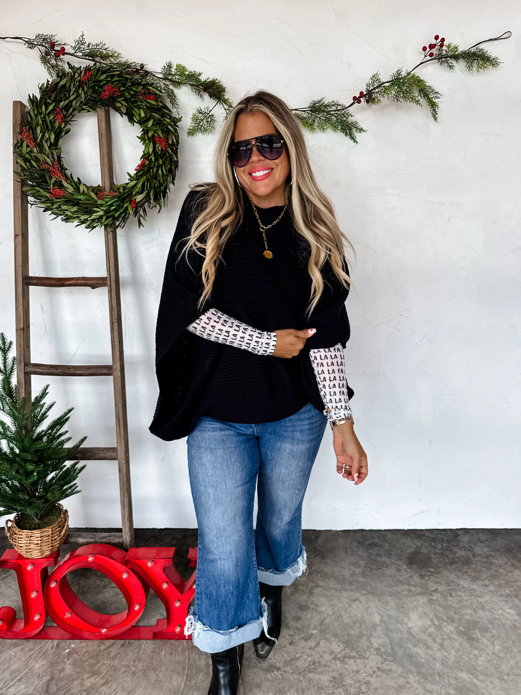 PREORDER: Meg Pullover Poncho by Blakeley (ETA: End of October) - BFF Here