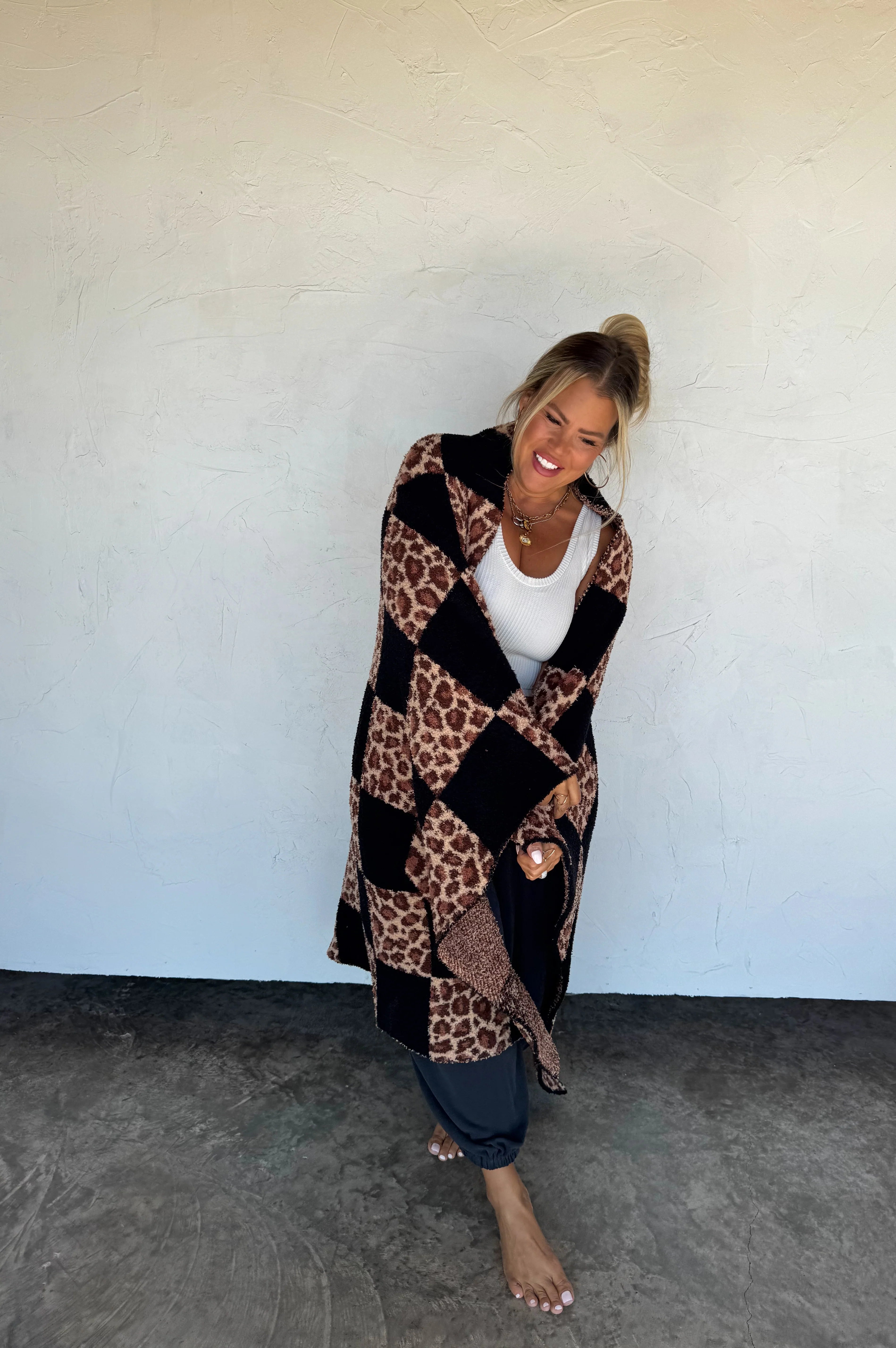 PREORDER: Checker Cheetah Cloud Blanket by Blakeley (ETA: Late November) - BFF Here