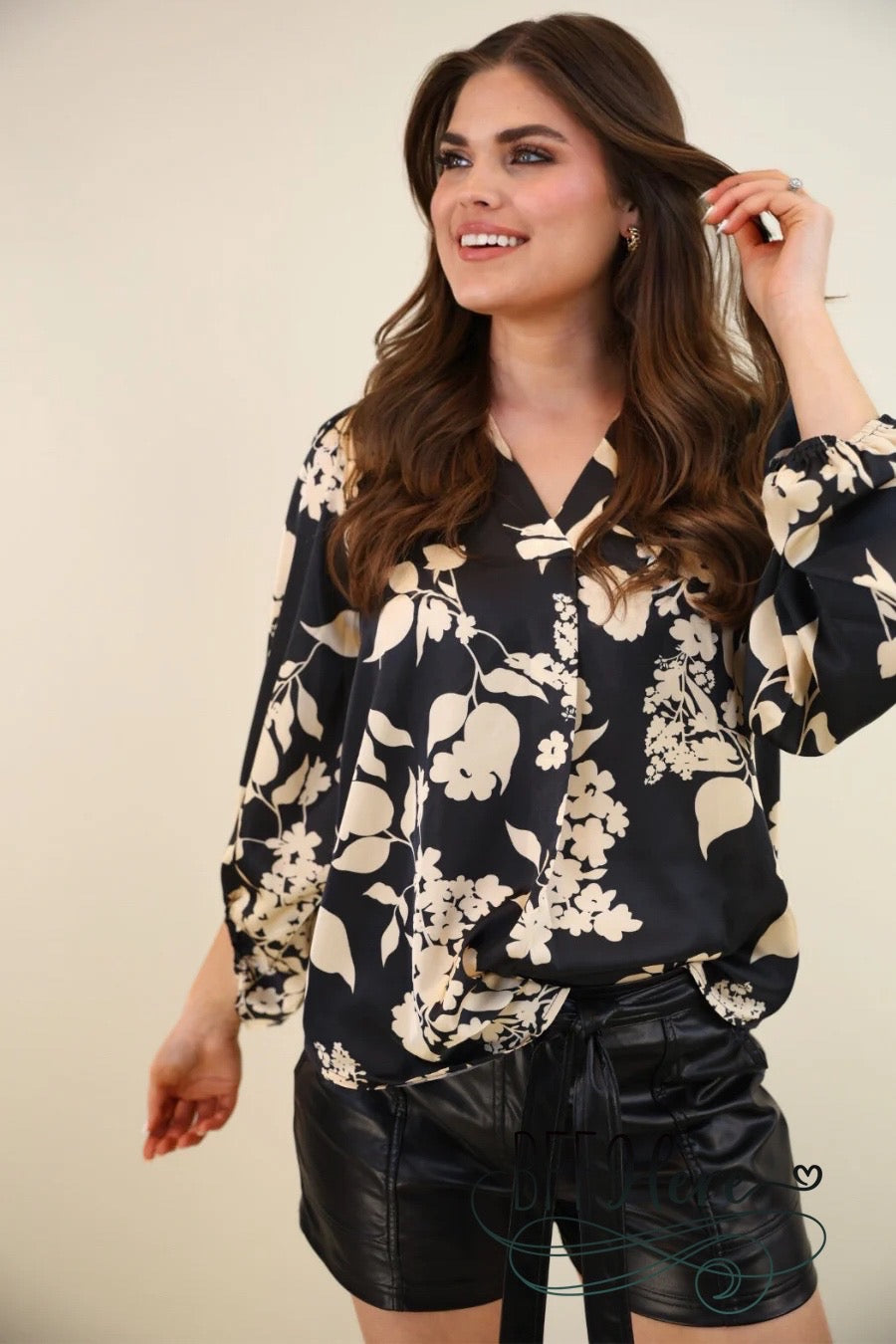 City Escape Ballon Sleeve Top by Jess Lea - BFF Here