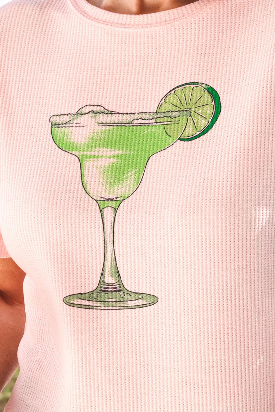 Weekend Waffle Tee / Margarita by Jess Lea - BFF Here
