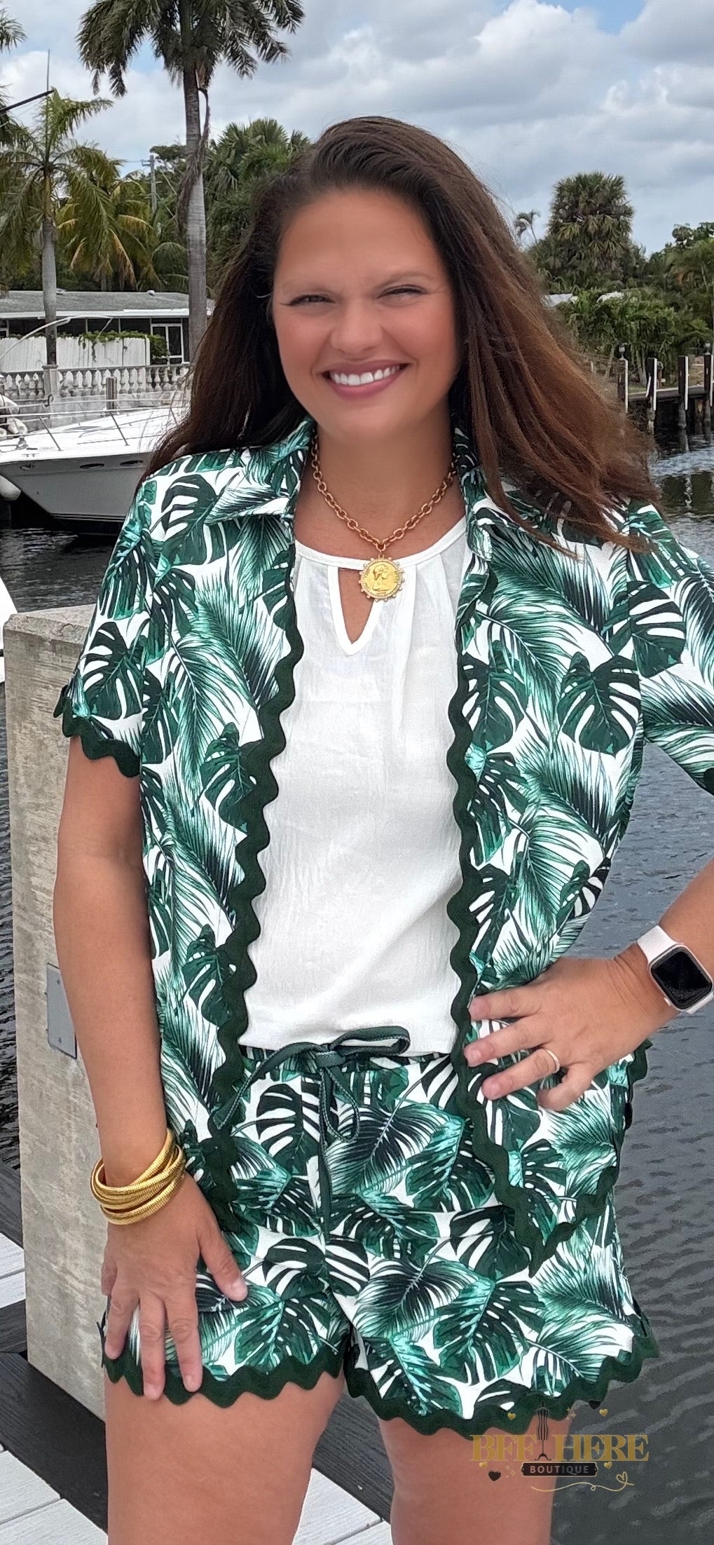 Savannah Textured Ric Rac Set / Palm Leaf by Jess Lea - BFF Here