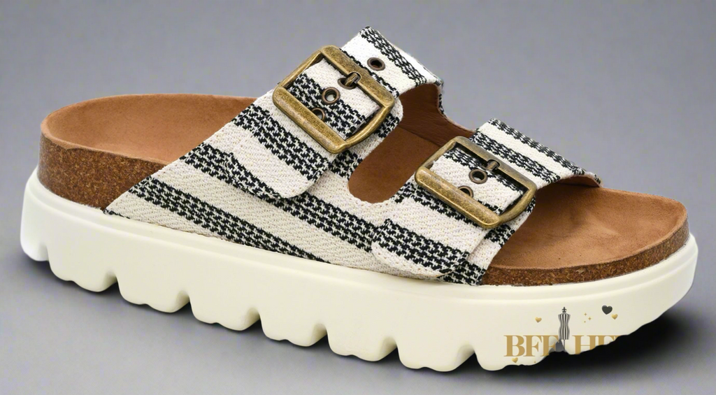 Rumor Has It - Black Natural Stripe by Corkys - BFF Here