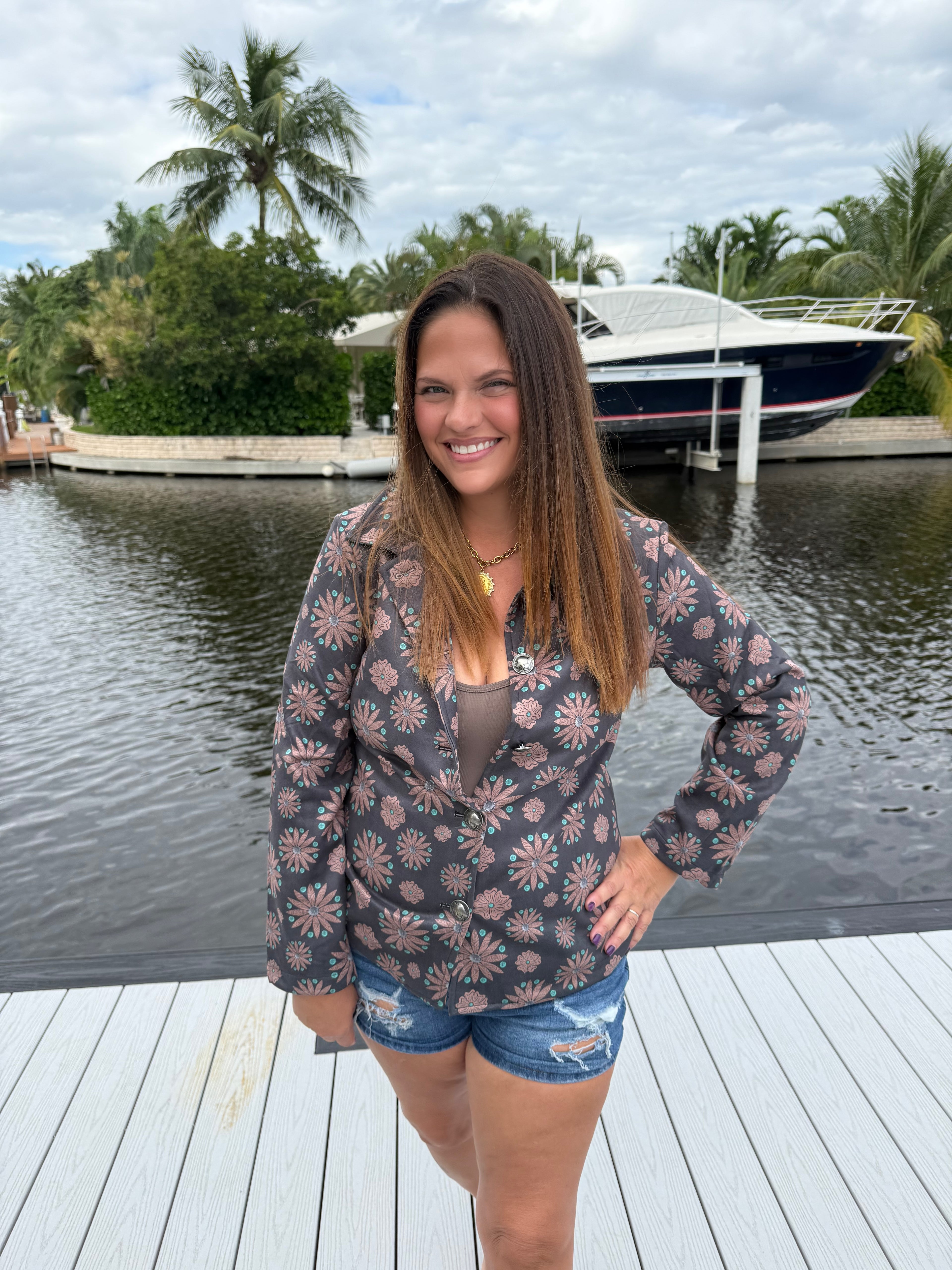 The Western Bloom Blazer by Sterling Kreek - BFF Here