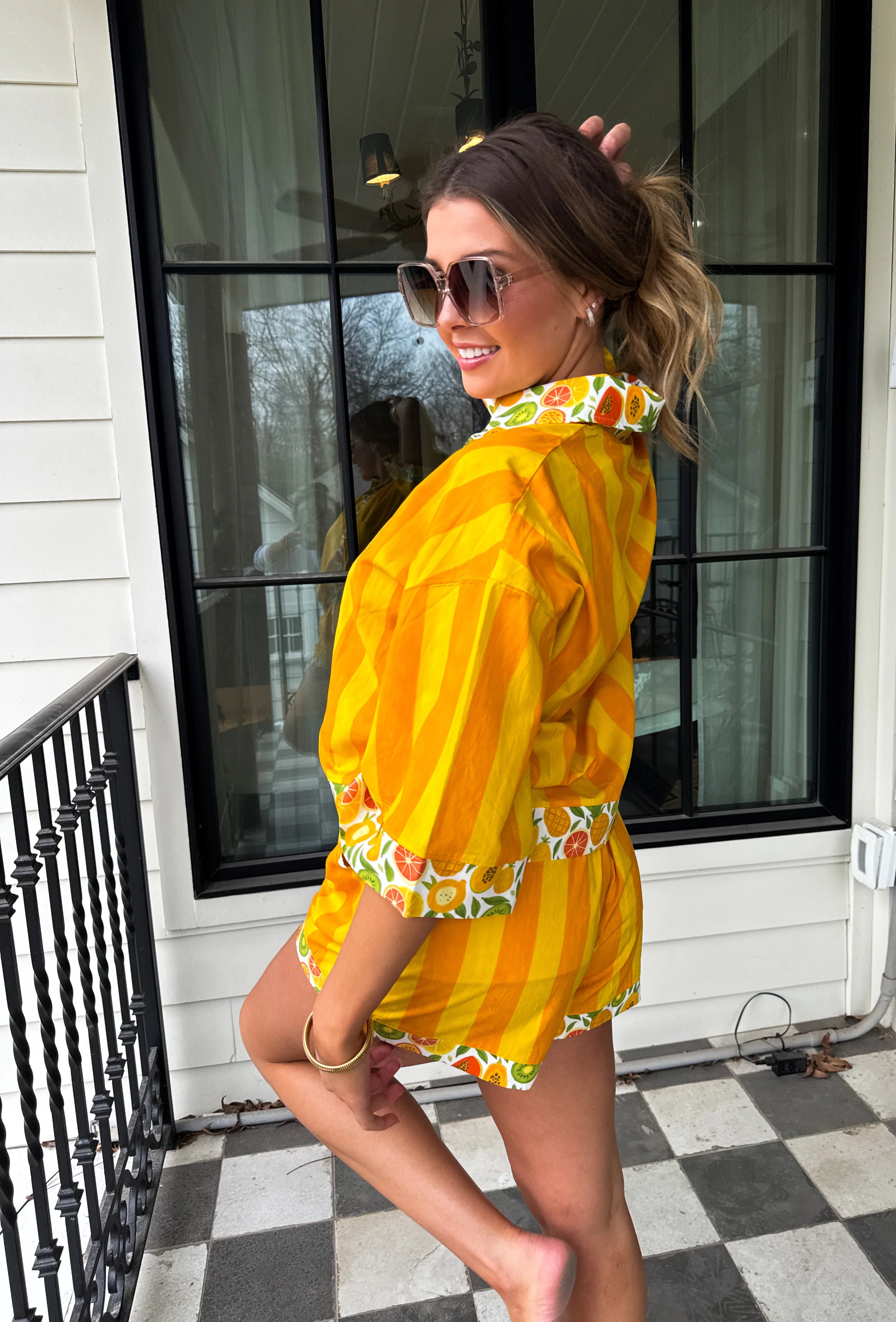 PREORDER: Fruit Salad Button Down Top by Blakeley (ETA: April)