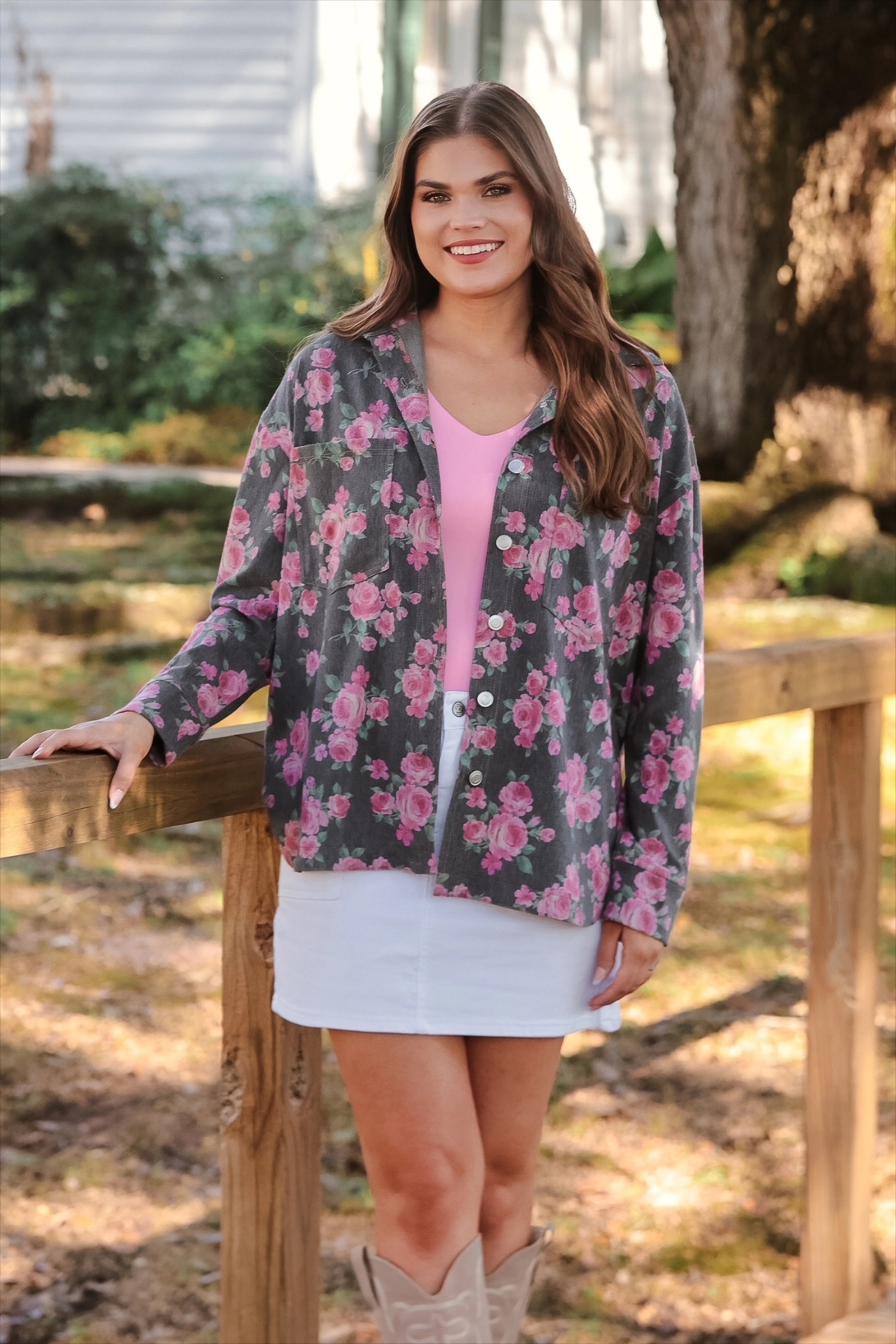 Rosie Refined Denim Shacket by Jess Lea - BFF Here