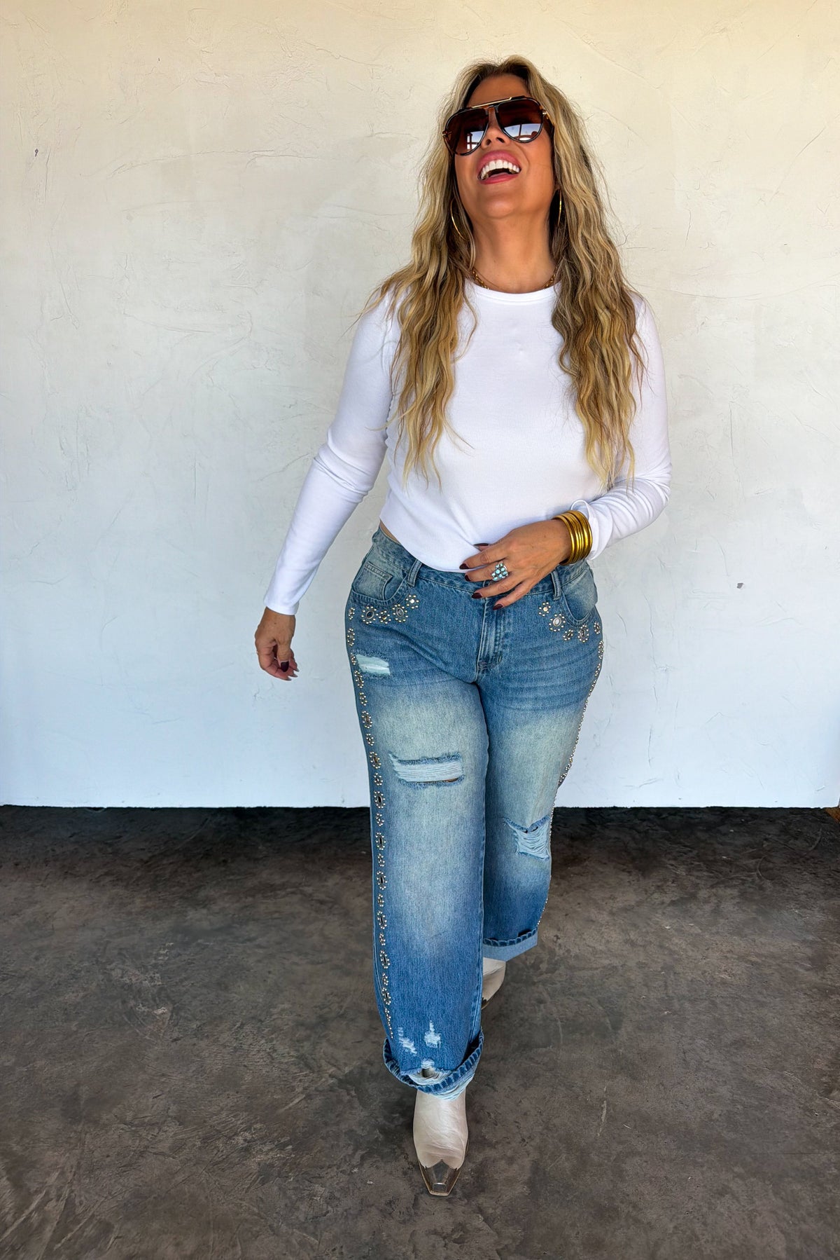 PREORDER: The Jagger Studded Jeans by Blakeley (ETA: January) - BFF Here