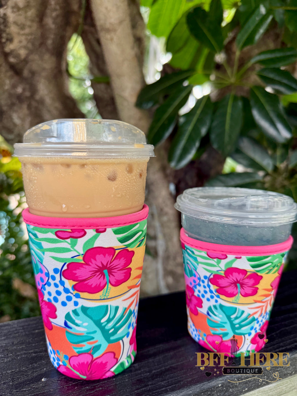 Drink Sleeve by Jess Lea / Tropical (Choice of Size) - BFF Here