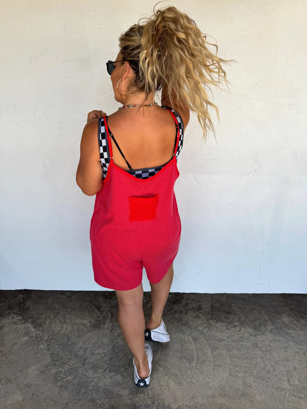 Kinsey Ribbed Romper by Blakeley - BFF Here