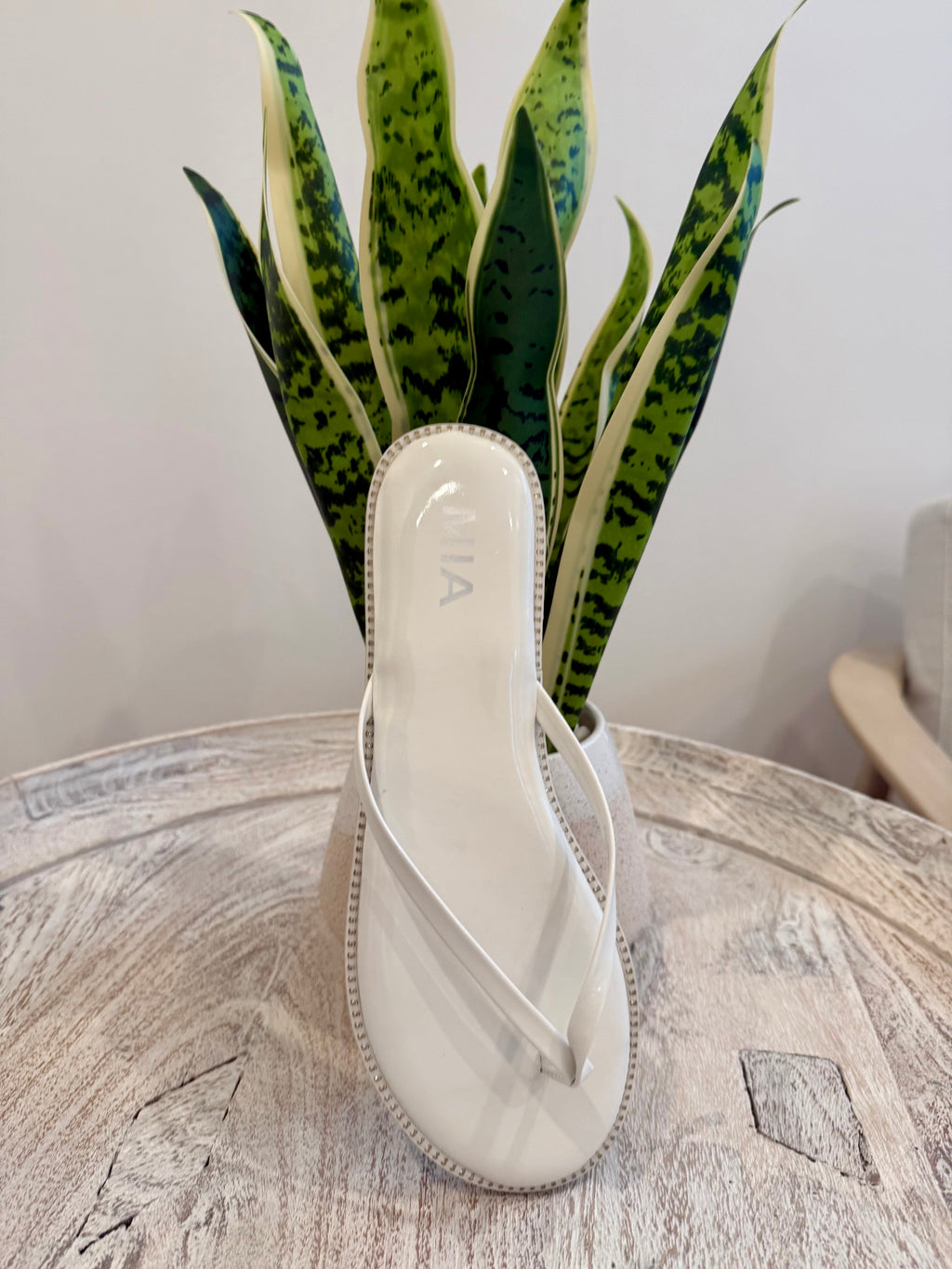 Aster – White Patent | by MIA Shoes (Ships 2-3 weeks) - BFF Here