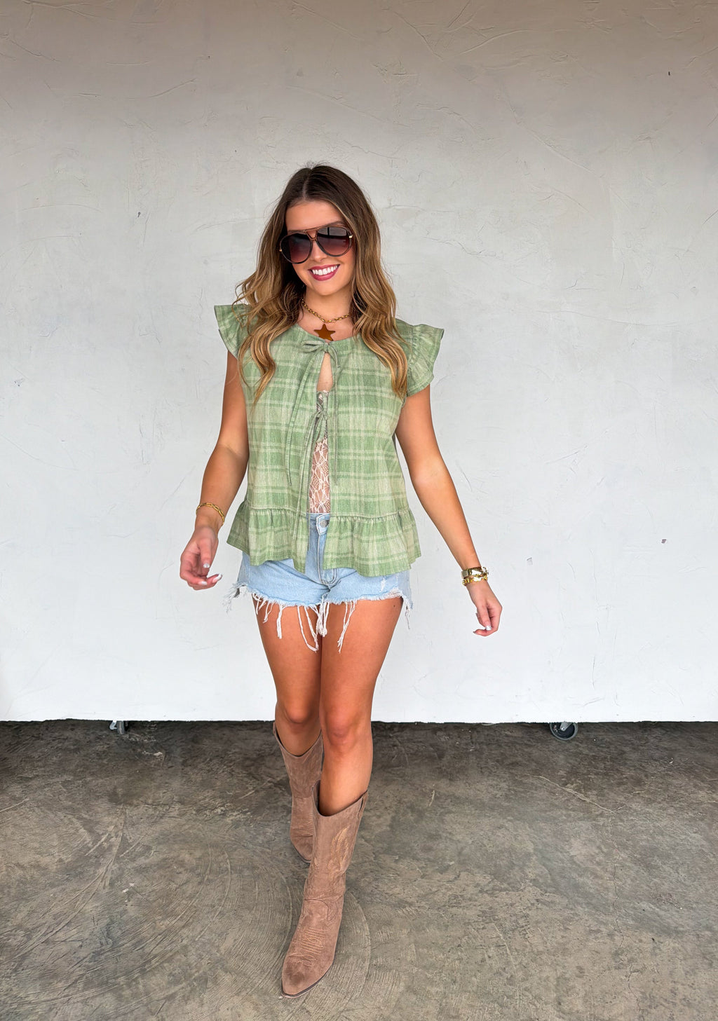 PREORDER- GARDEN GIRL DENIM VEST - BFF Here