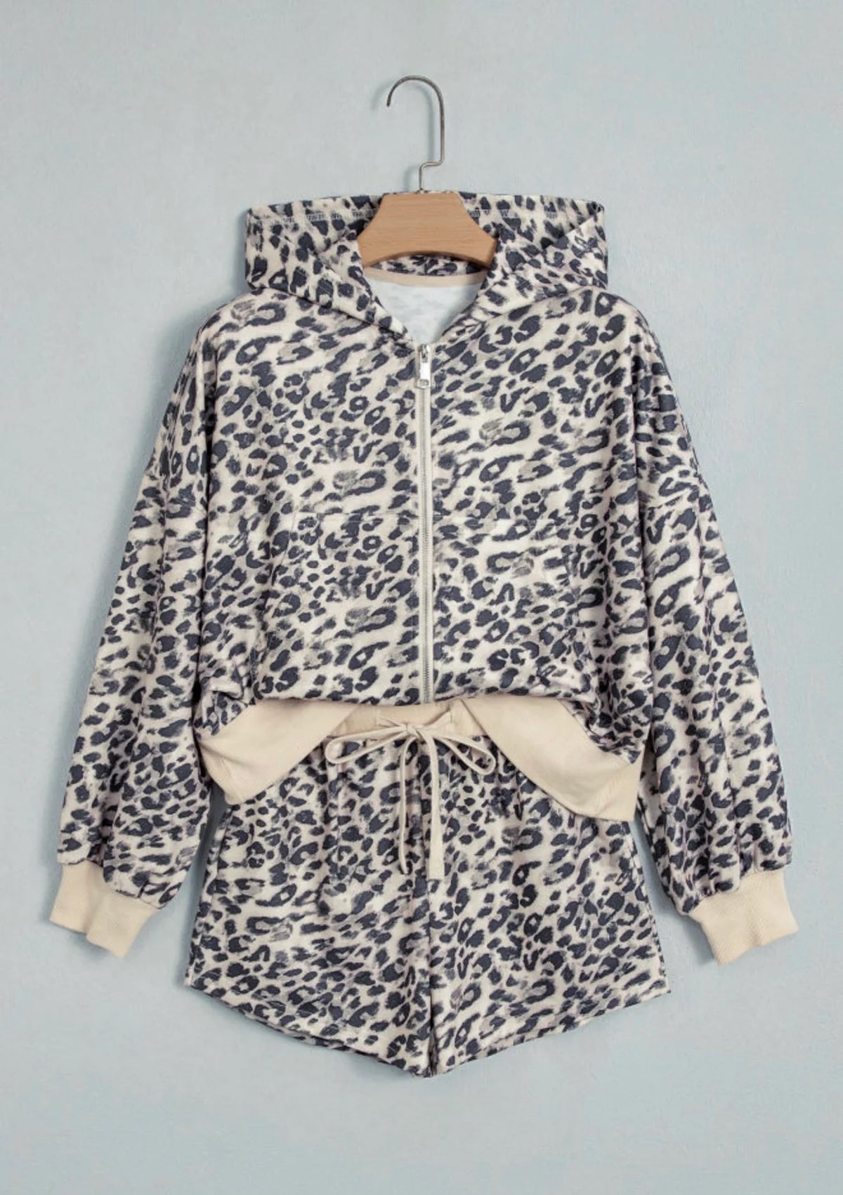 PREORDER: After Hours Leopard Hoodie & Shorts Set (ETA: November)
