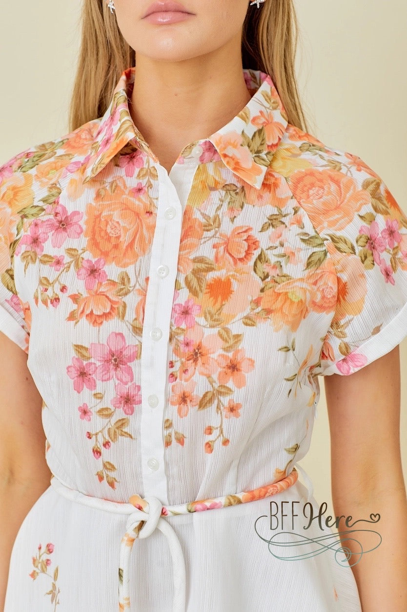 Blossom Breeze Floral Dress - BFF Here