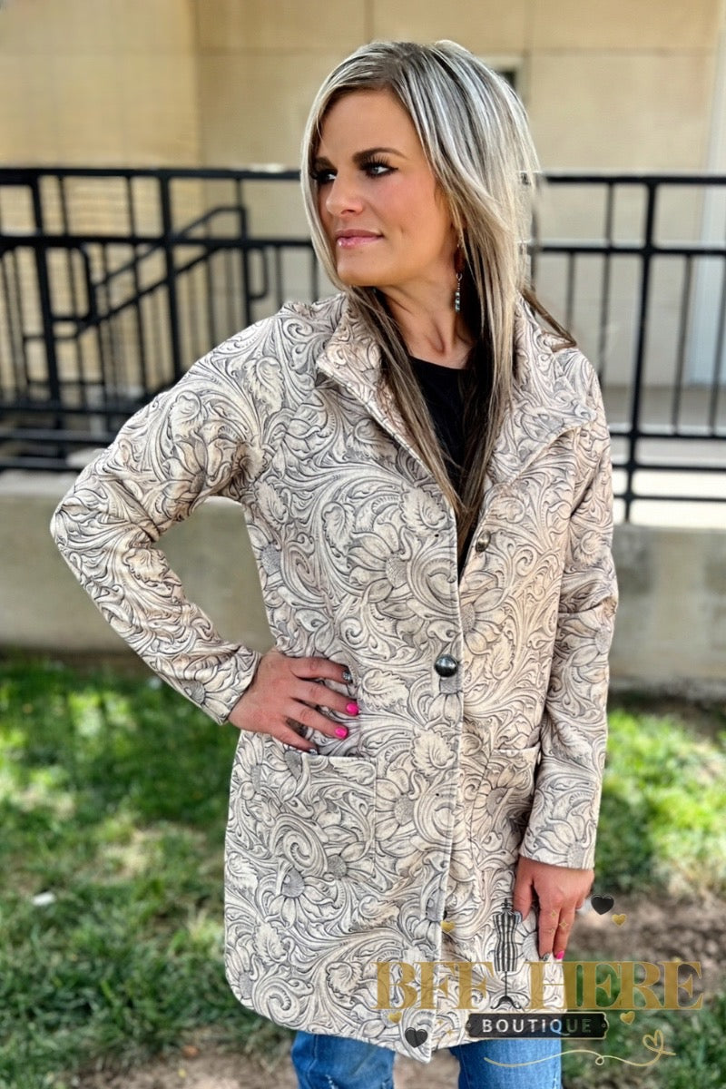 Country Tooled Jacket by Sterling Kreek - BFF Here