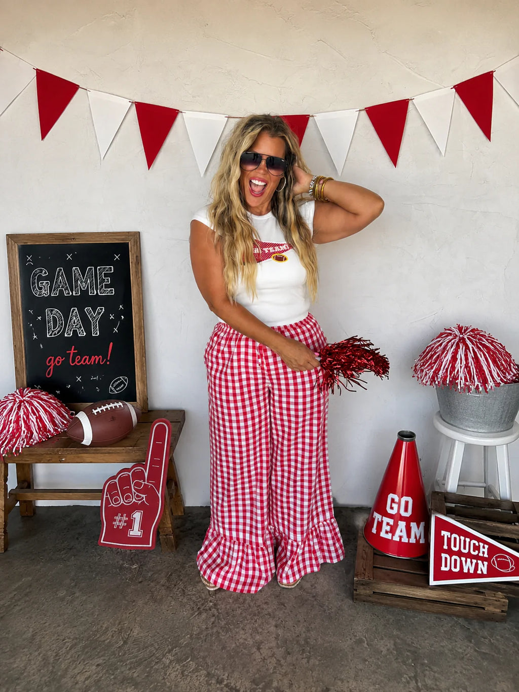 PREORDER: Dixie Gingham Ruffle by Blakeley (ETA: August)