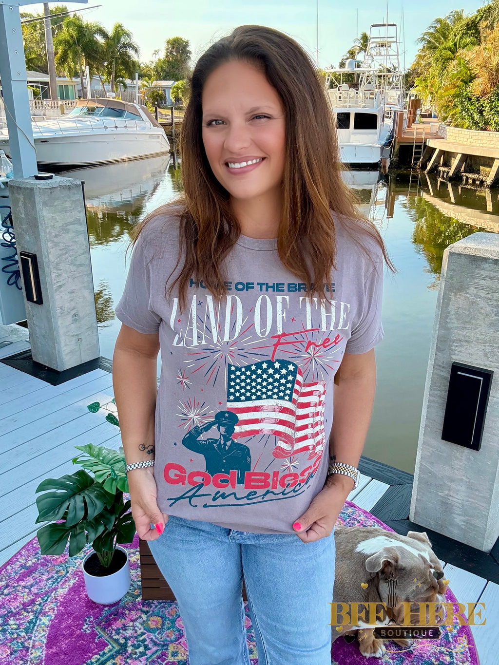Vintage Old Glory Tee - BFF Here