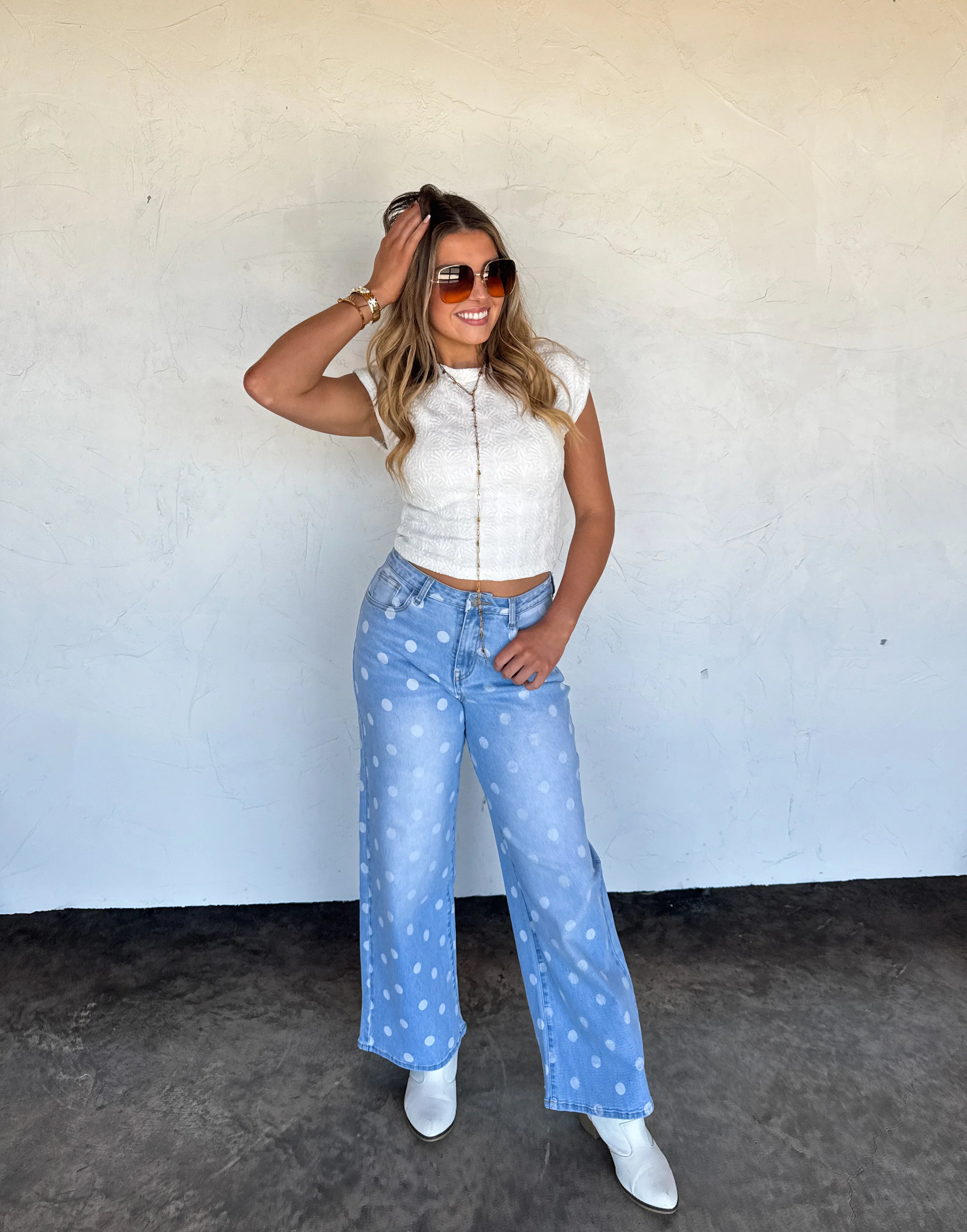PREORDER: Spot On Polkas Dot Jeans by Blakeley (ETA: July)